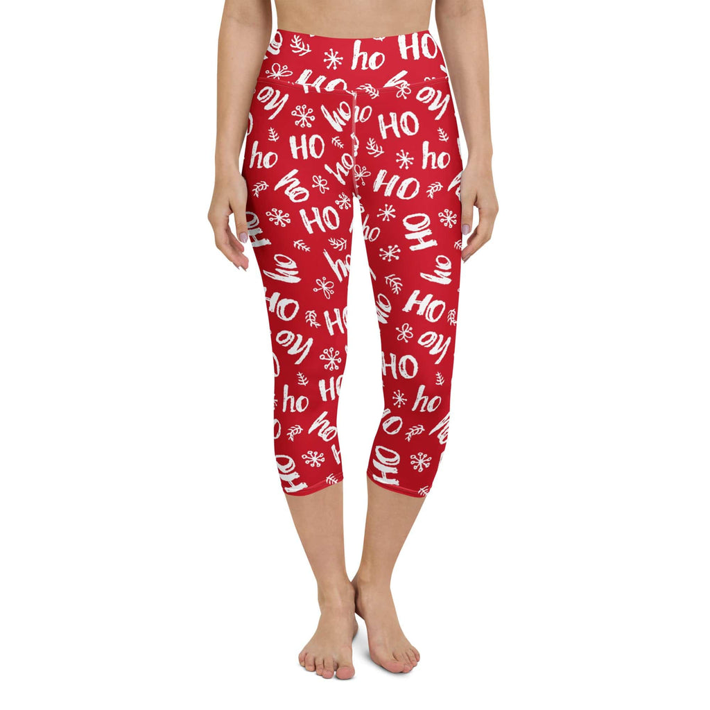 Ho-Ho Holiday Cheer Yoga Capris