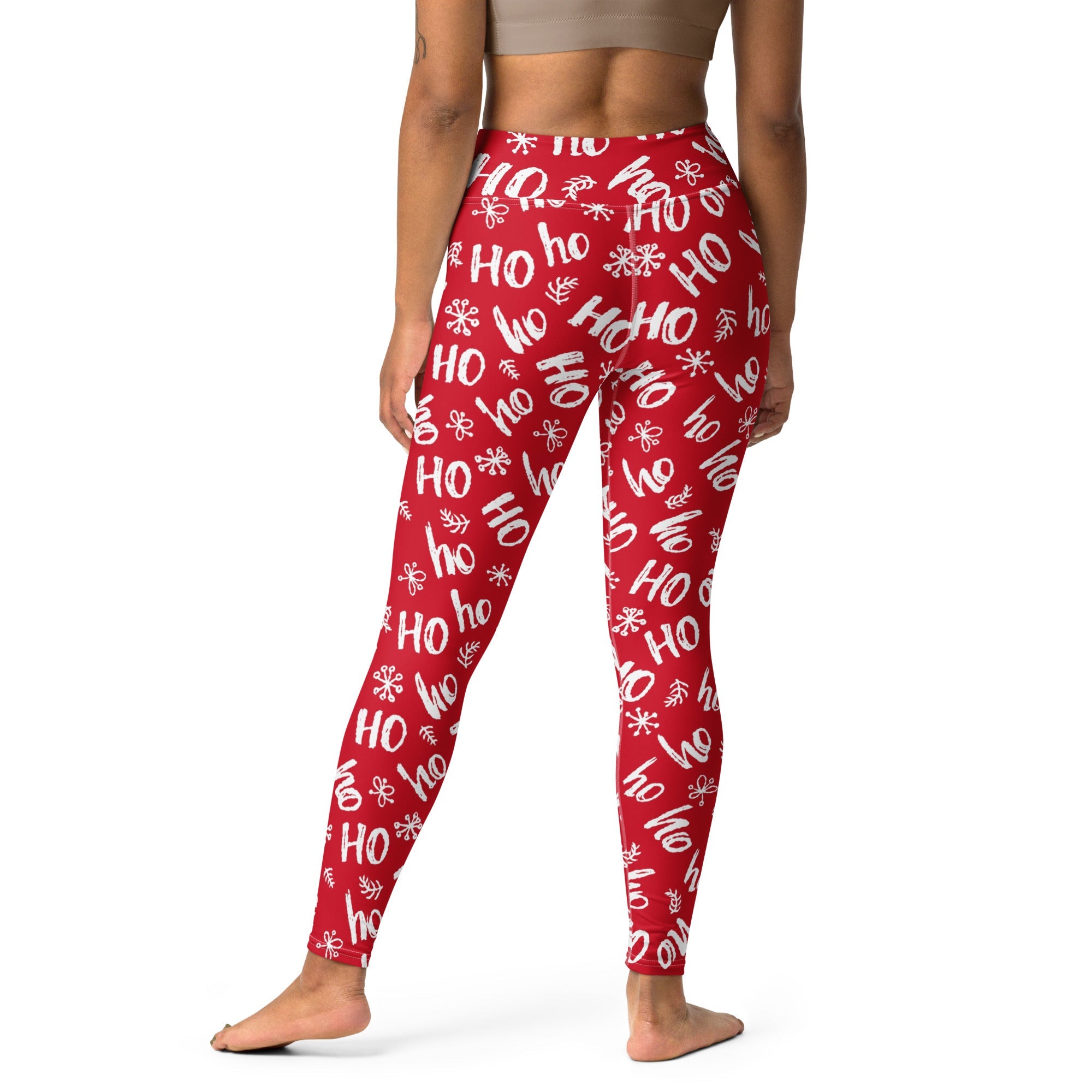 Ho-Ho Holiday Cheer Yoga Leggings