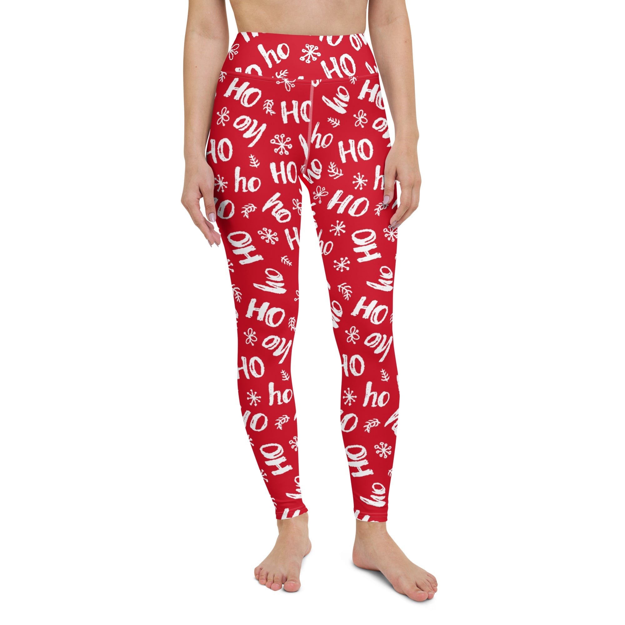 Ho-Ho Holiday Cheer Yoga Leggings