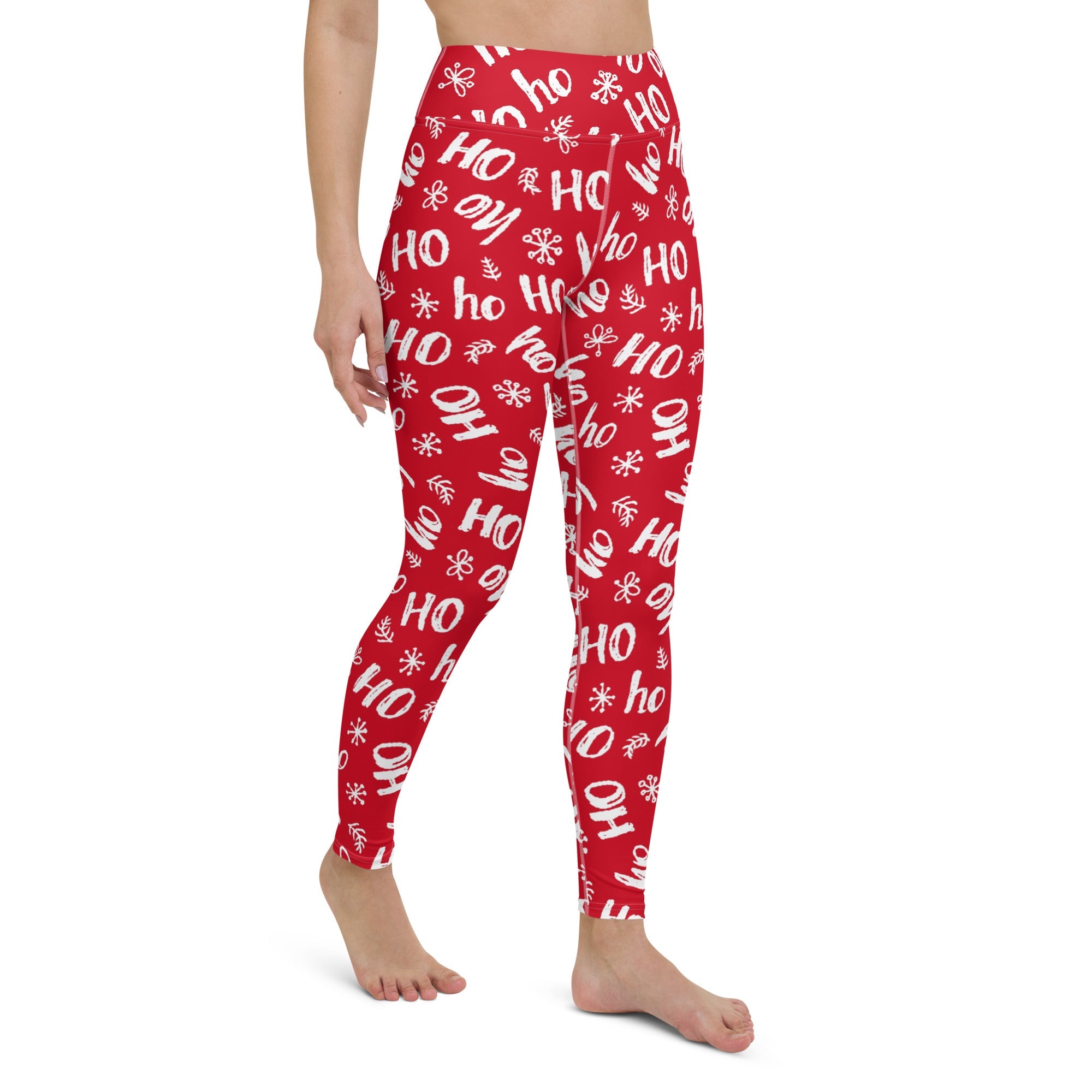 Ho-Ho Holiday Cheer Yoga Leggings