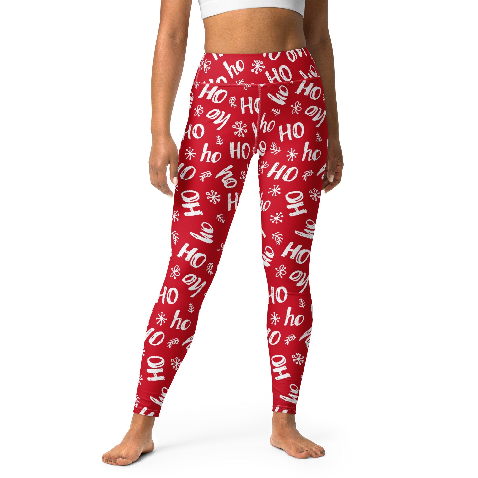 Ho-Ho Holiday Cheer Yoga Leggings