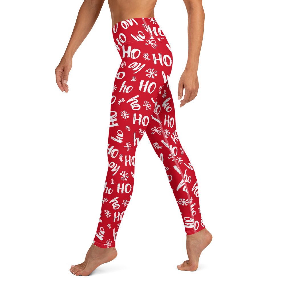 Ho-Ho Holiday Cheer Yoga Leggings