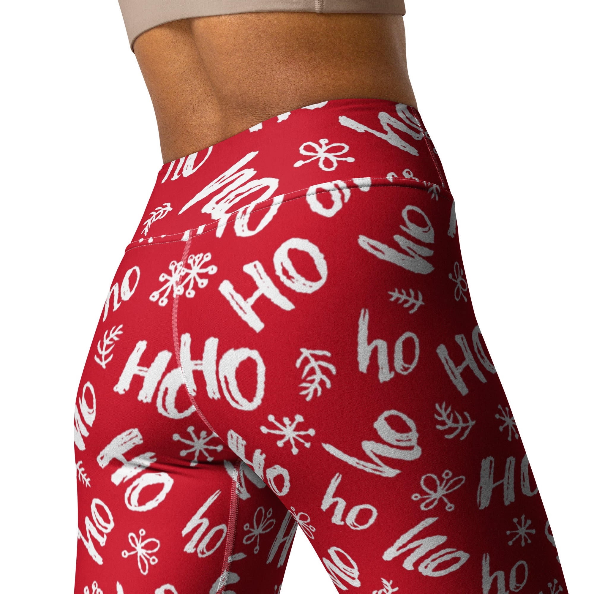 Ho-Ho Holiday Cheer Yoga Leggings