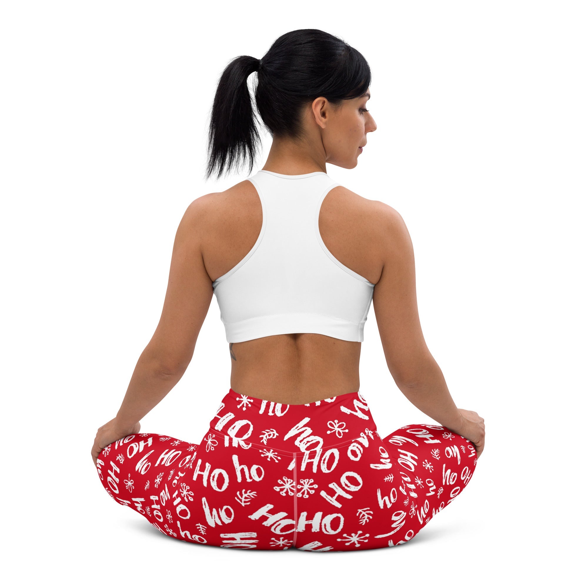 Ho-Ho Holiday Cheer Yoga Leggings