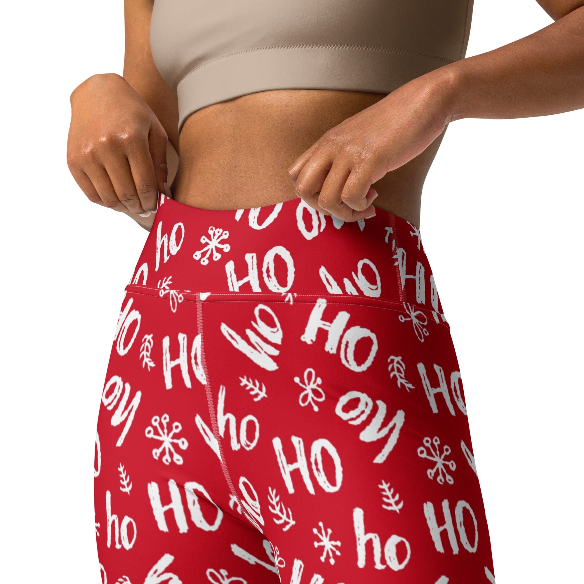 Ho-Ho Holiday Cheer Yoga Leggings