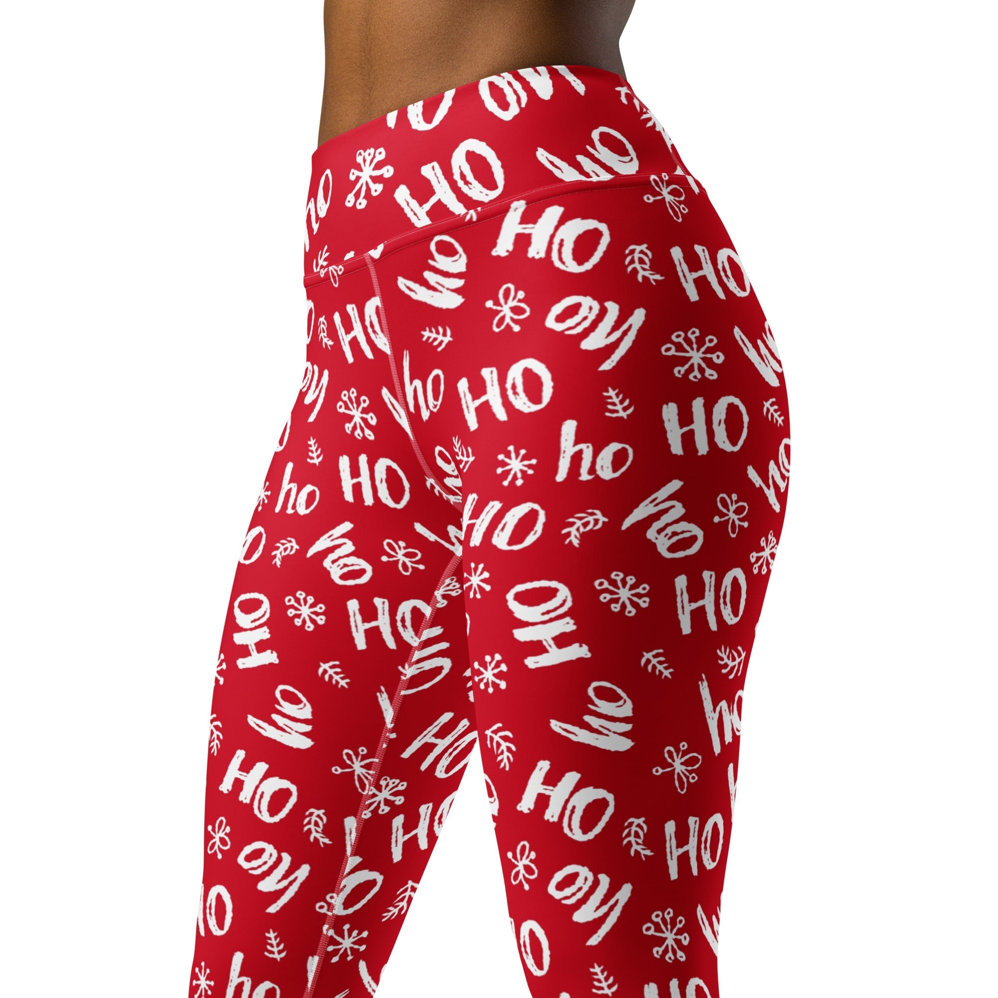 Ho-Ho Holiday Cheer Yoga Leggings