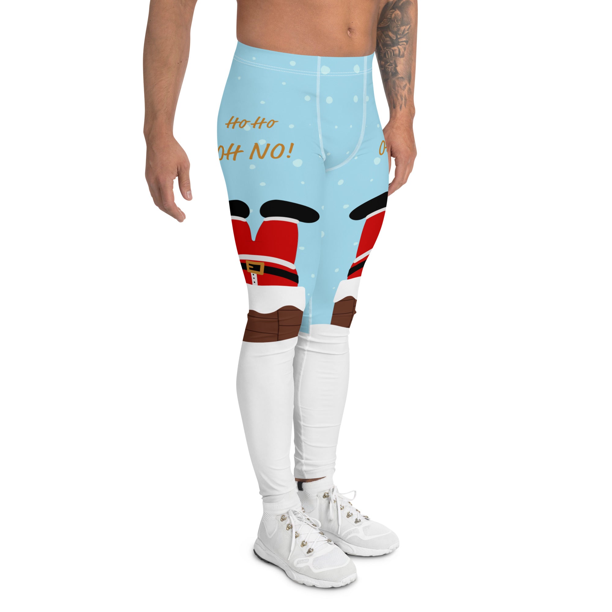 Ho Ho Oh No Men's Leggings