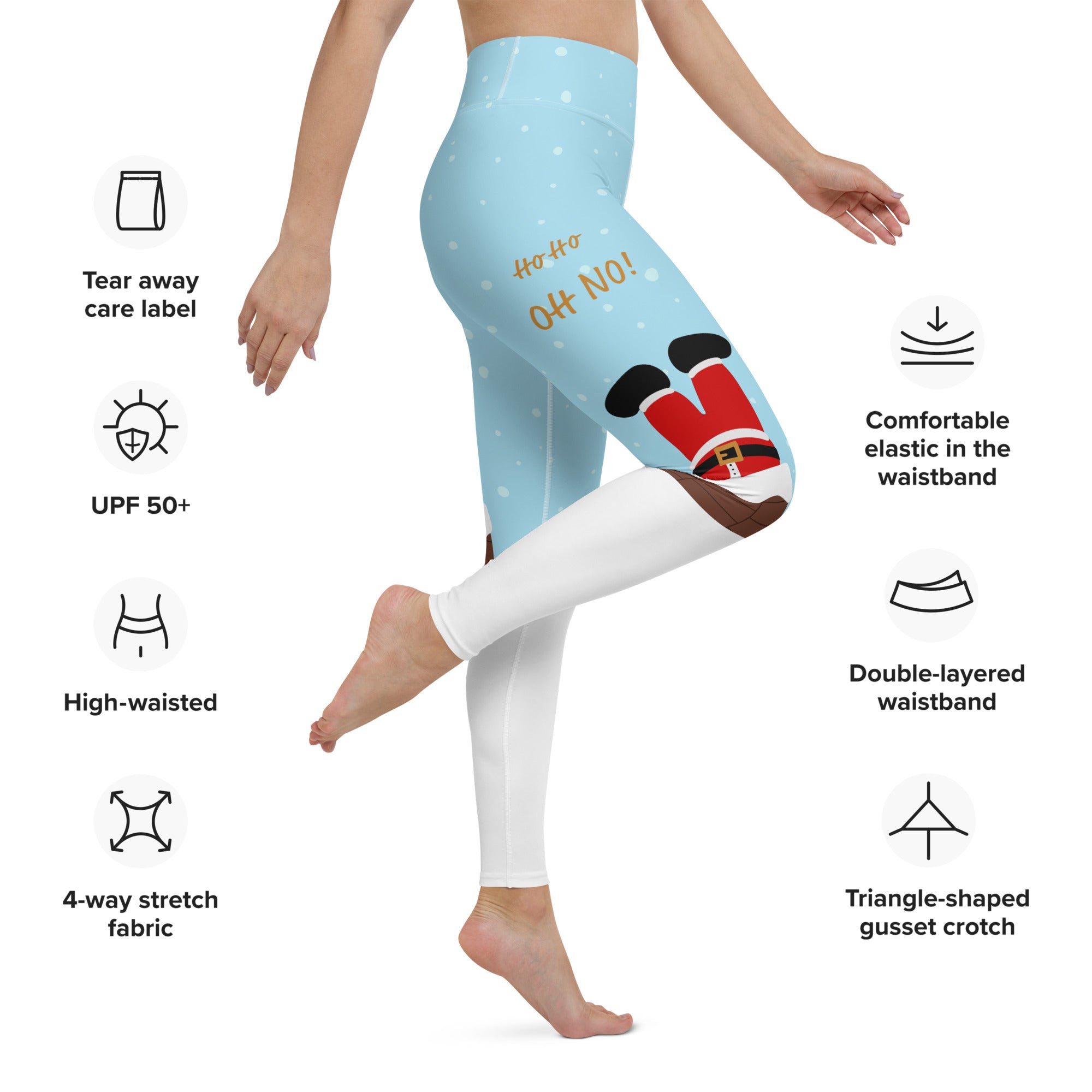 Ho Ho Oh No Yoga Leggings