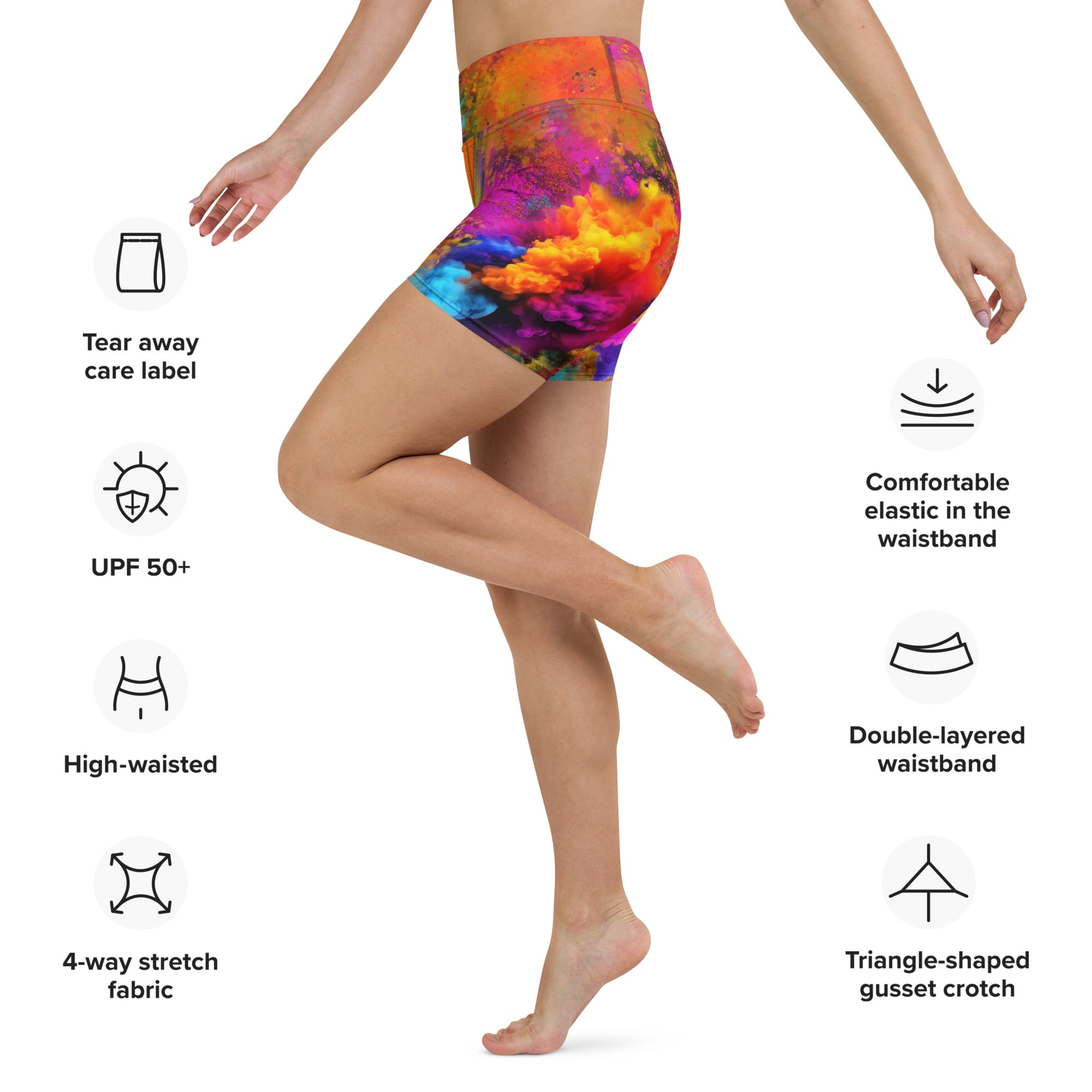 Holi Yoga Shorts