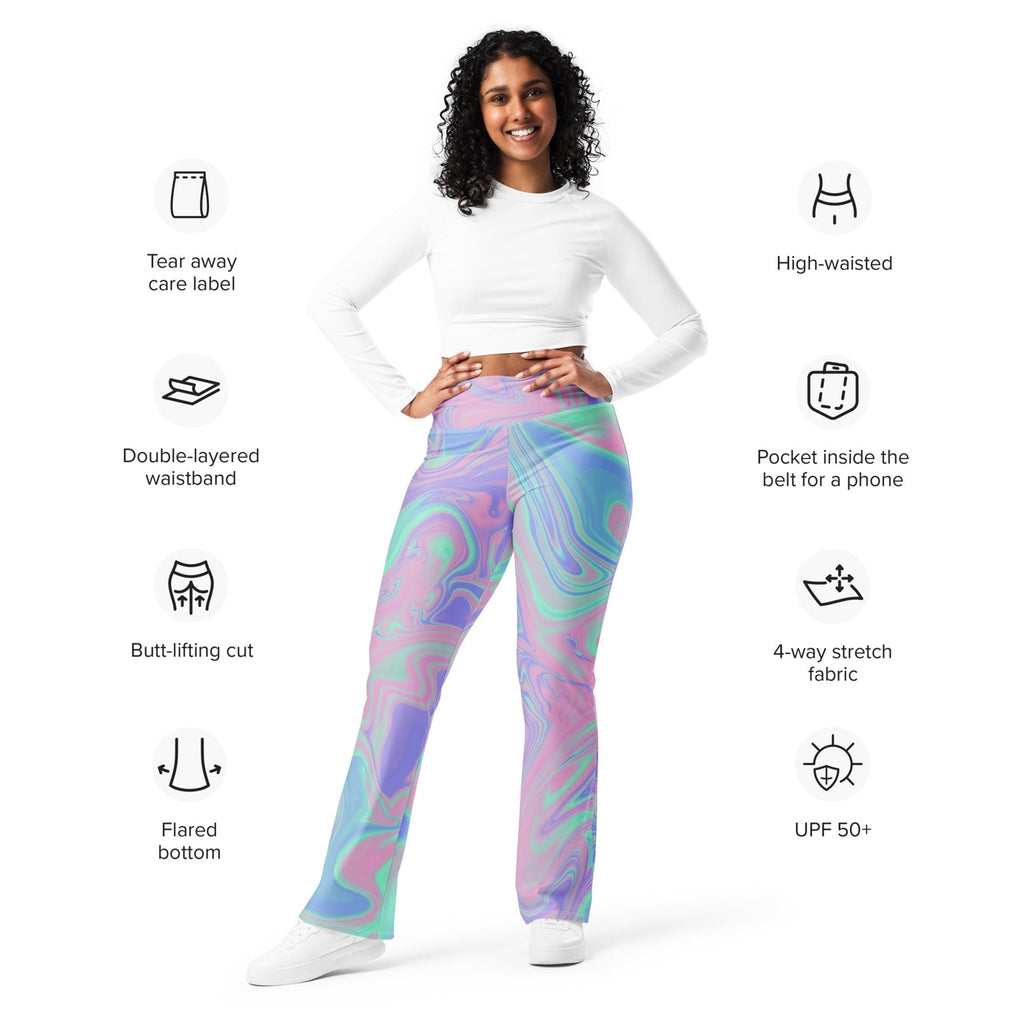 Hologram Haze Flare Leggings