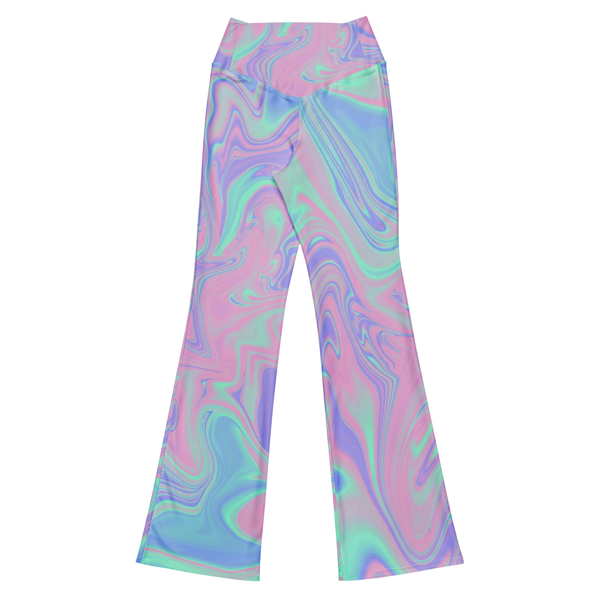 Hologram Haze Flare Leggings