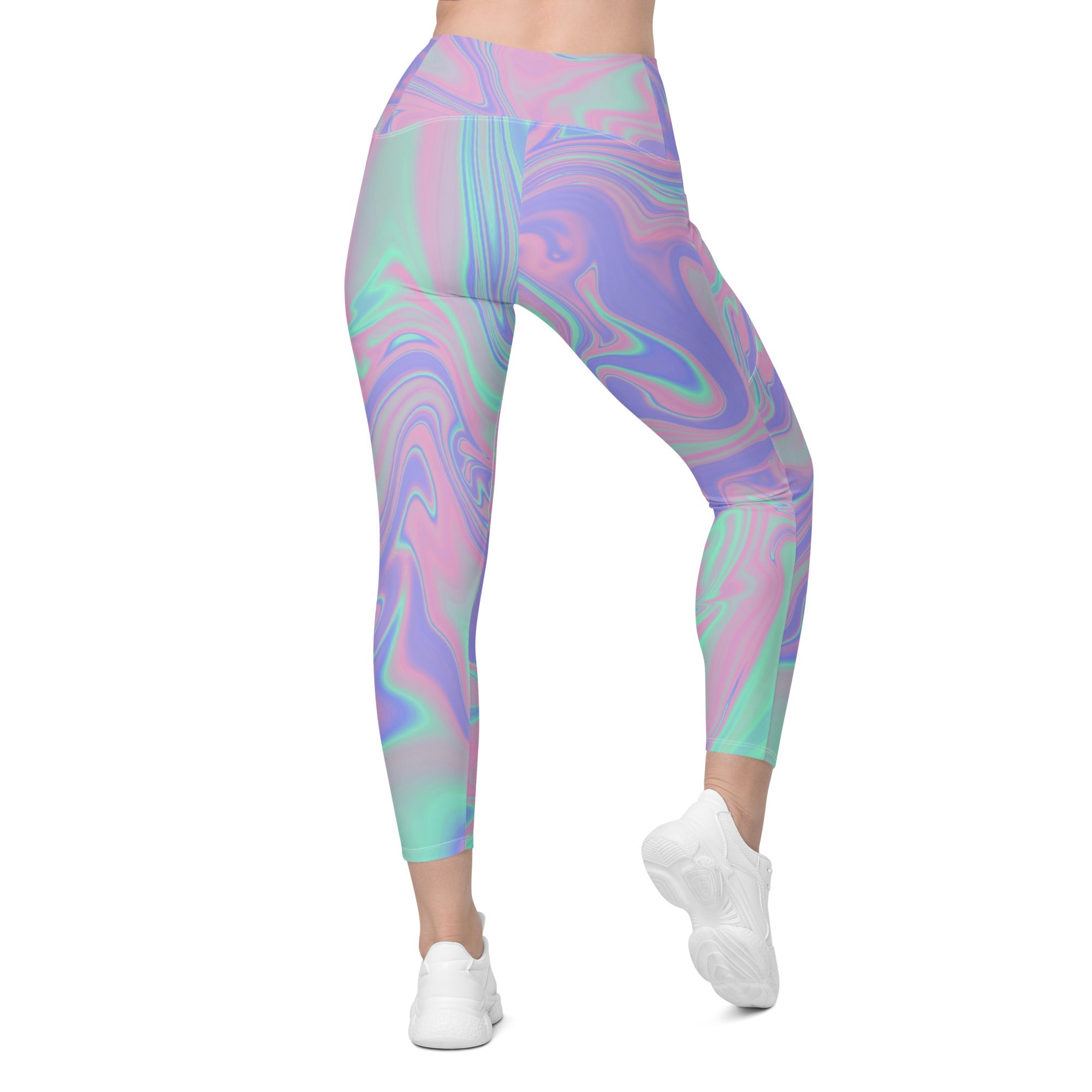 Hologram Haze Leggings With Pockets