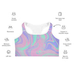 Hologram Haze Sports Bra