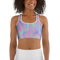 Hologram Haze Sports Bra