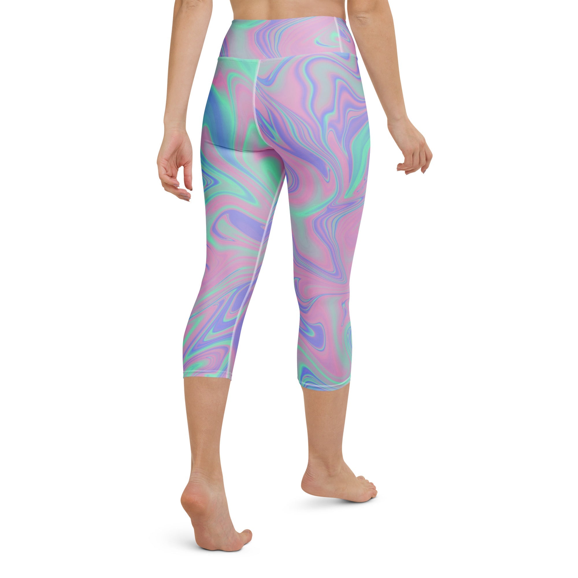 Hologram Haze Yoga Capris