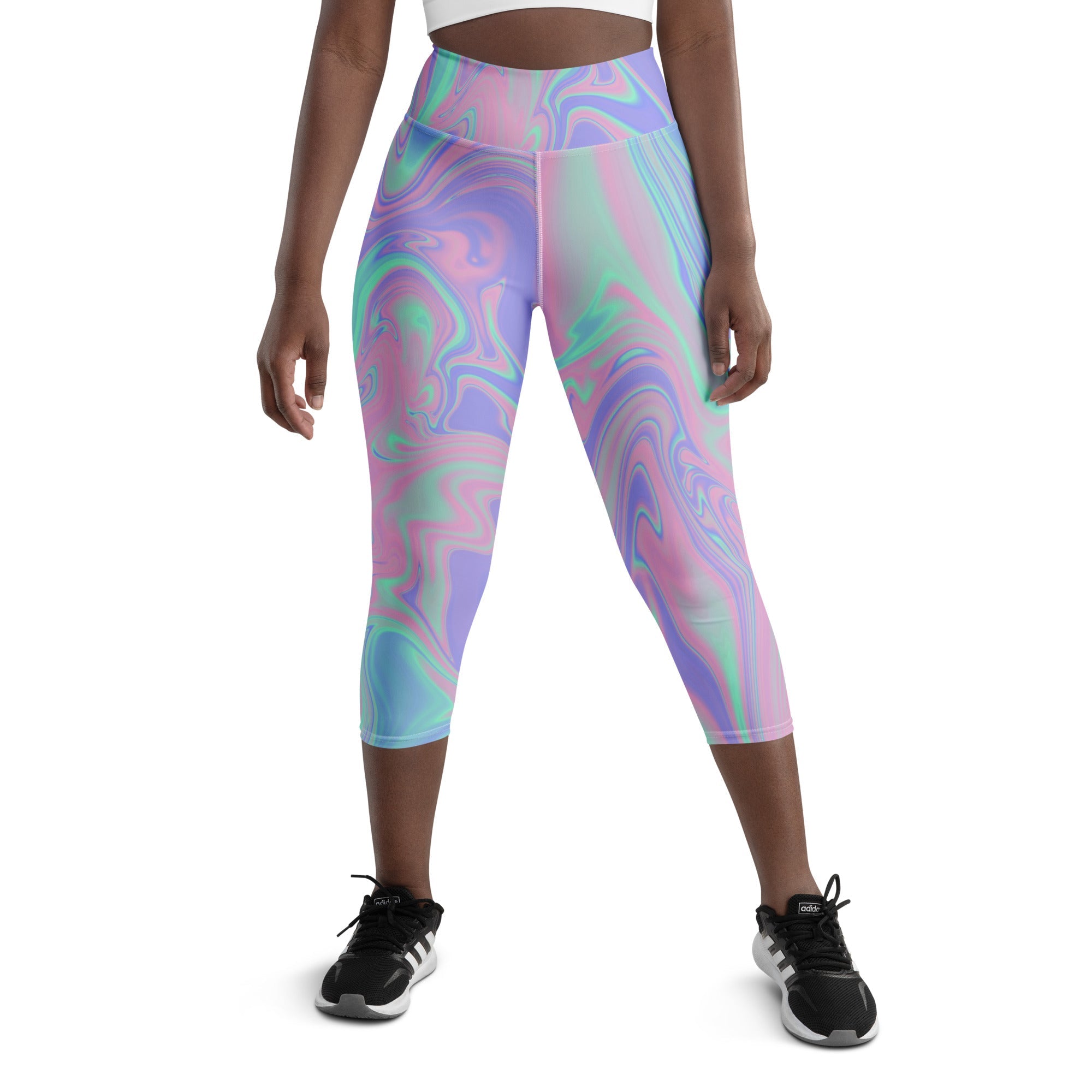 Hologram Haze Yoga Capris