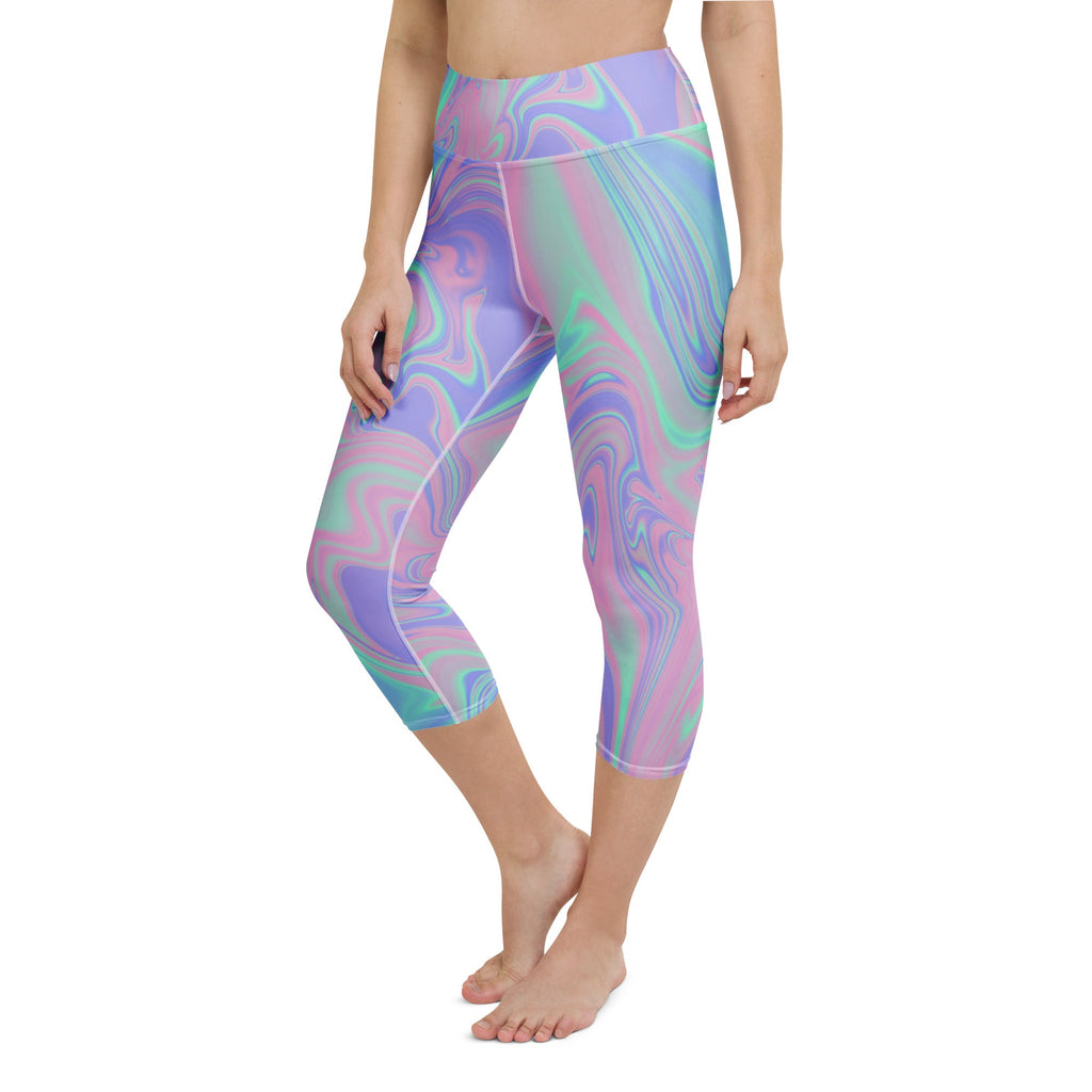 Hologram Haze Yoga Capris
