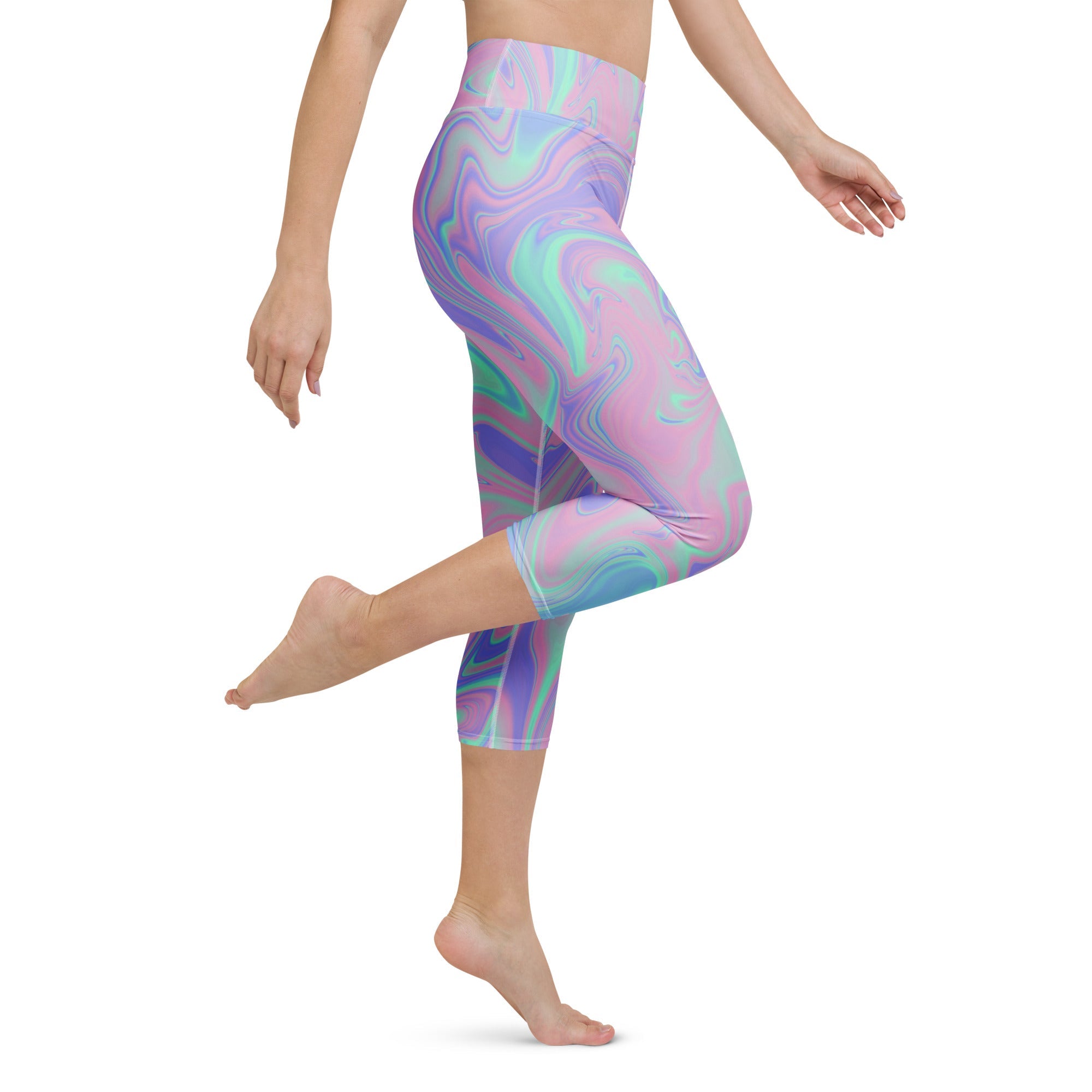 Hologram Haze Yoga Capris