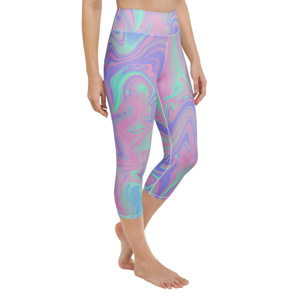 Hologram Haze Yoga Capris
