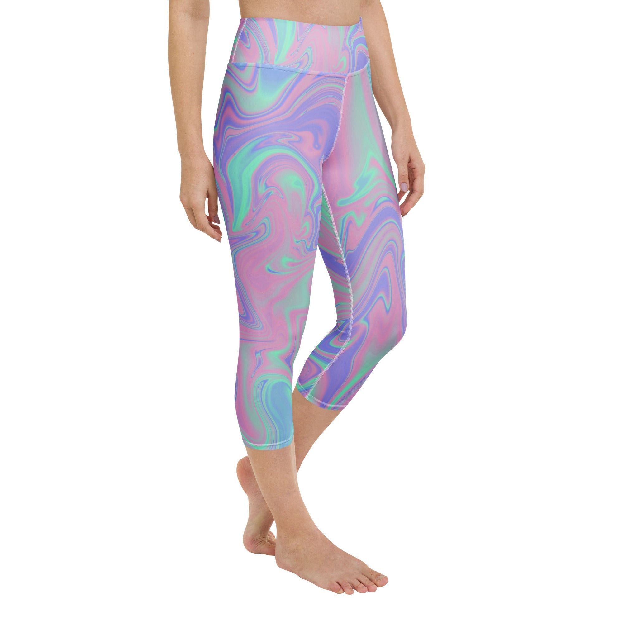 Hologram Haze Yoga Capris