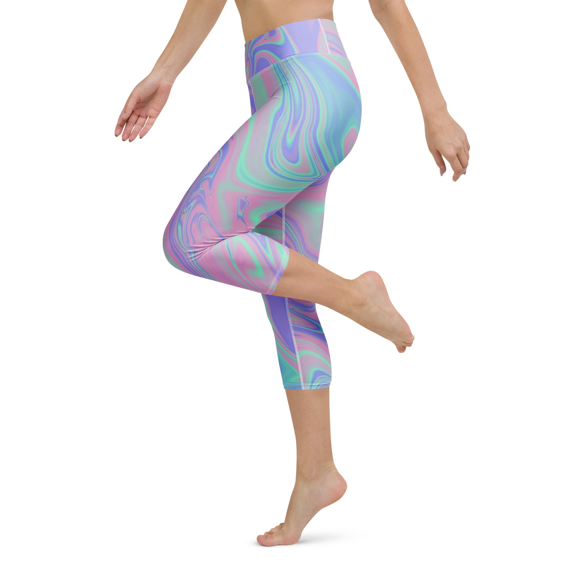 Hologram Haze Yoga Capris