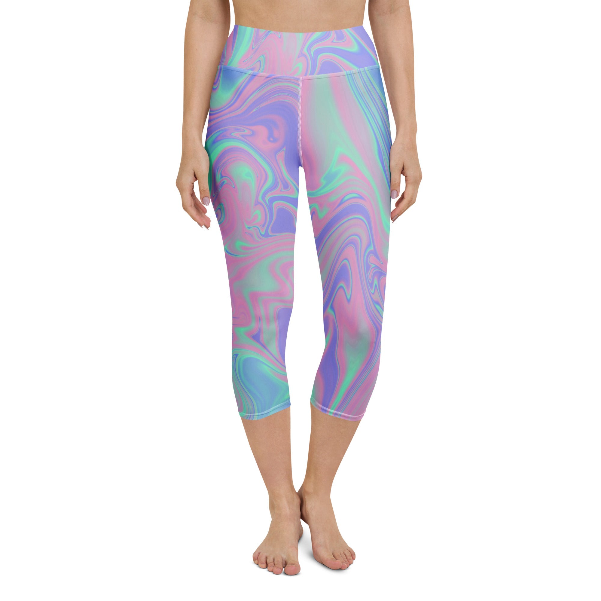 Hologram Haze Yoga Capris