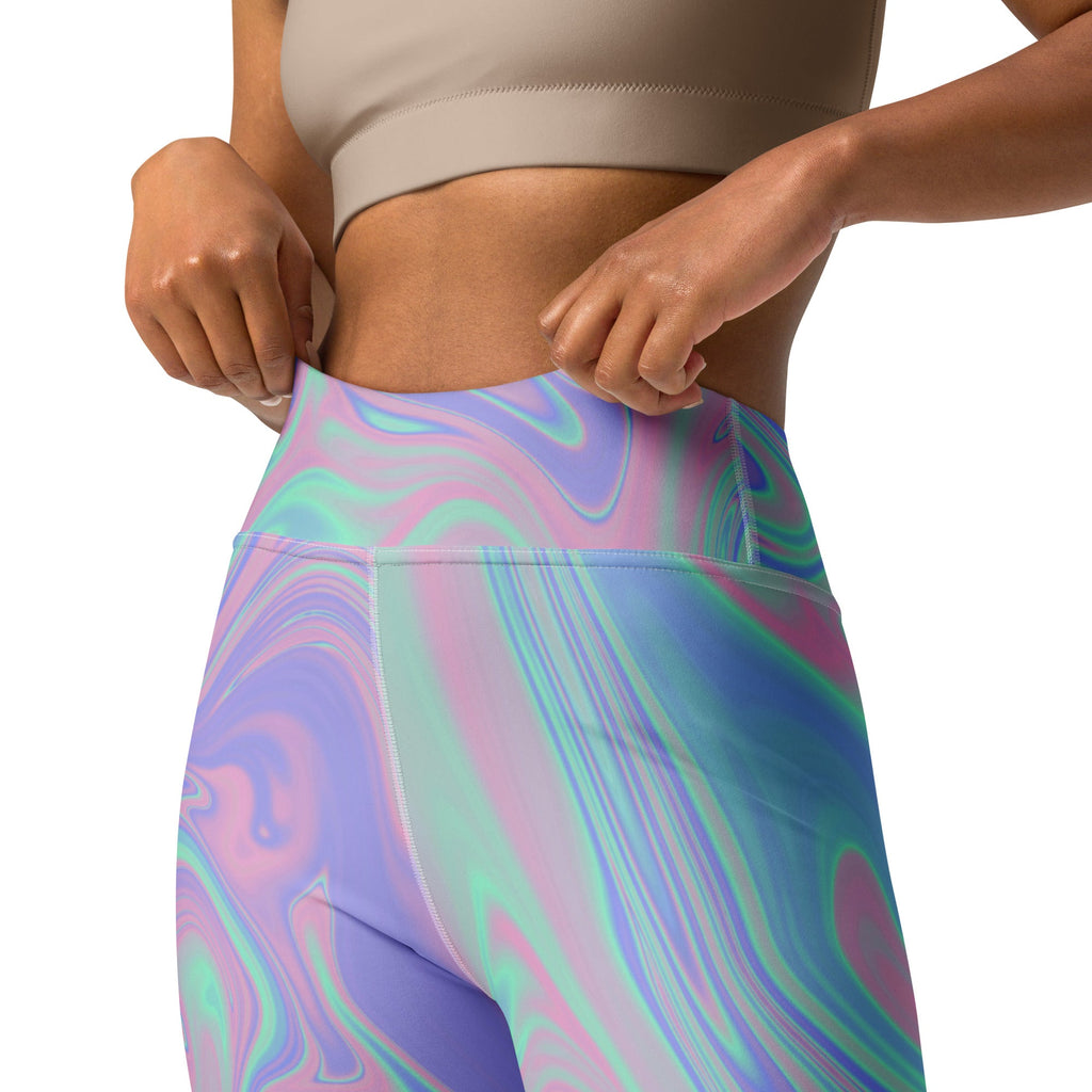 Hologram Haze Yoga Leggings