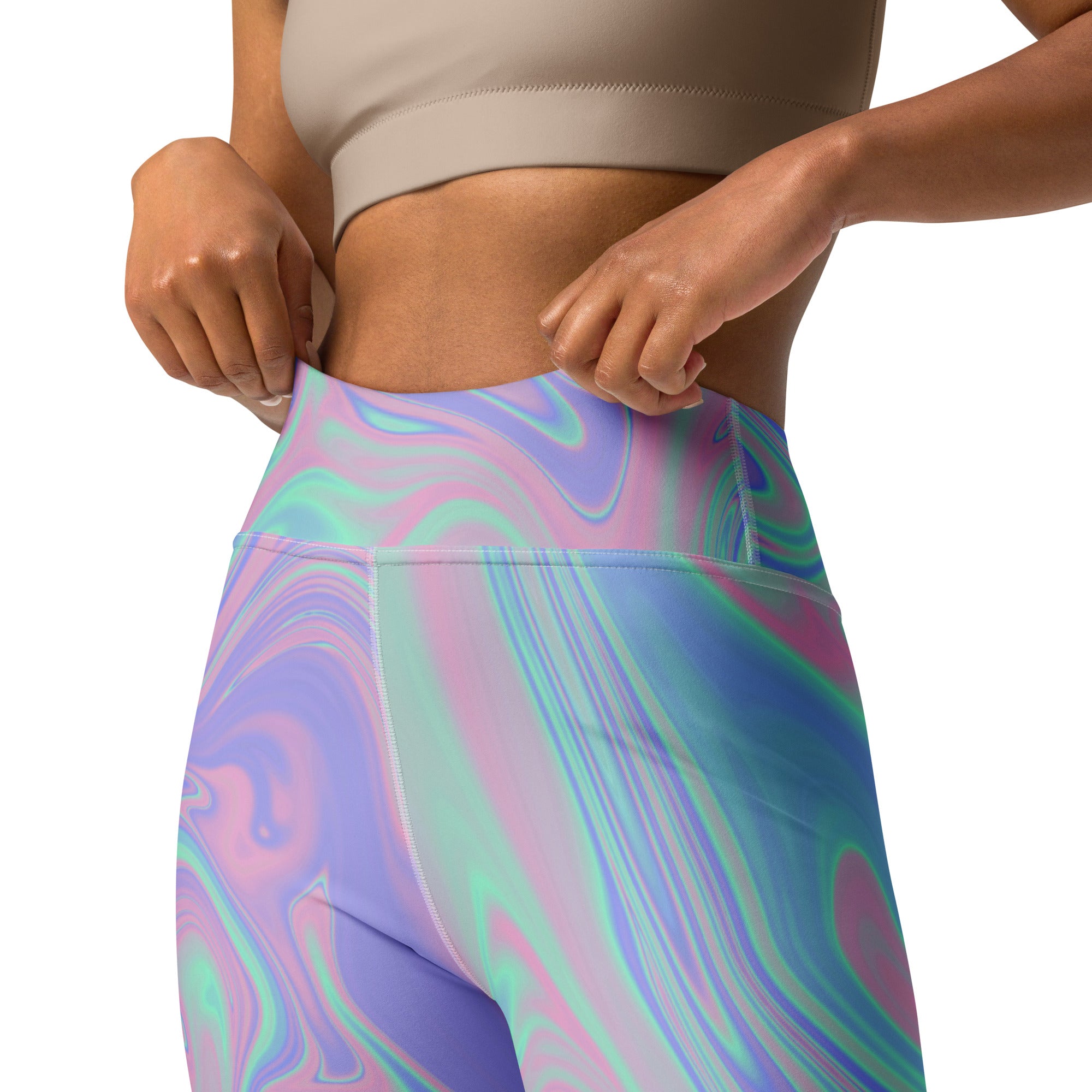 Hologram Haze Yoga Leggings