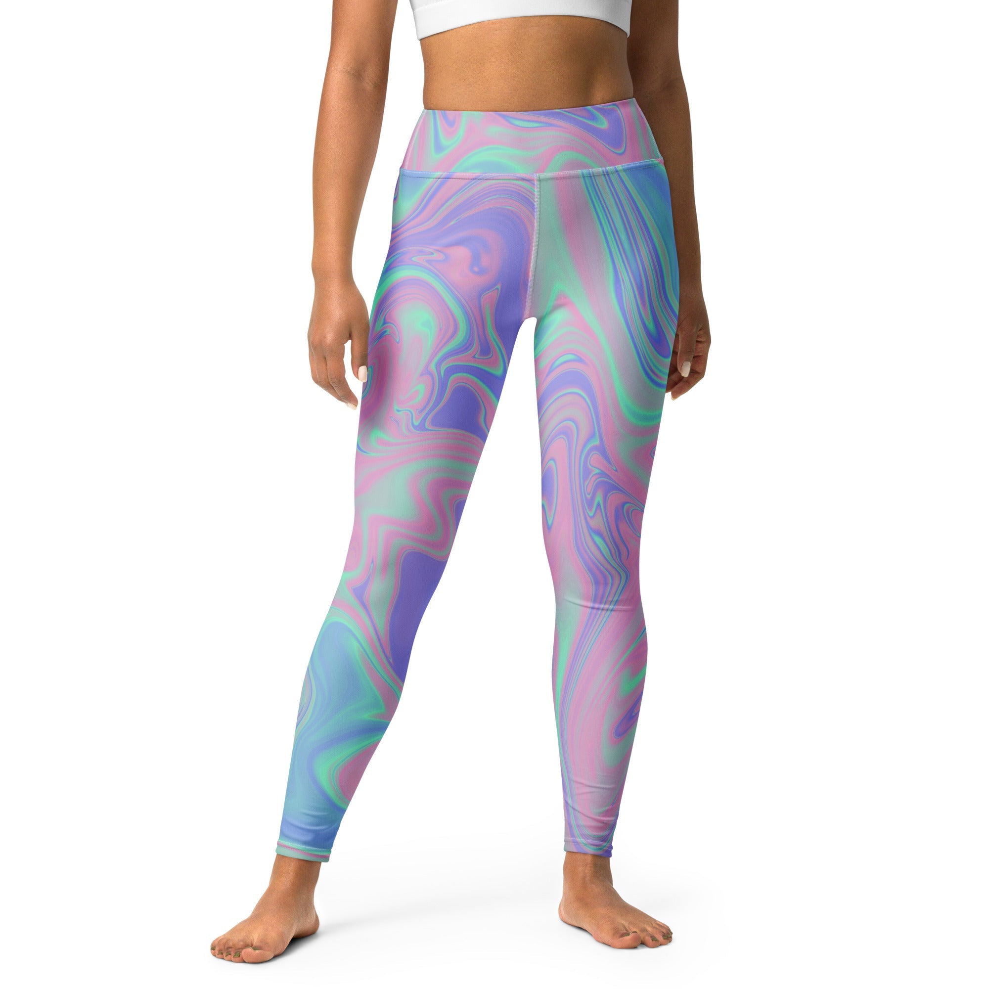 Hologram Haze Yoga Leggings