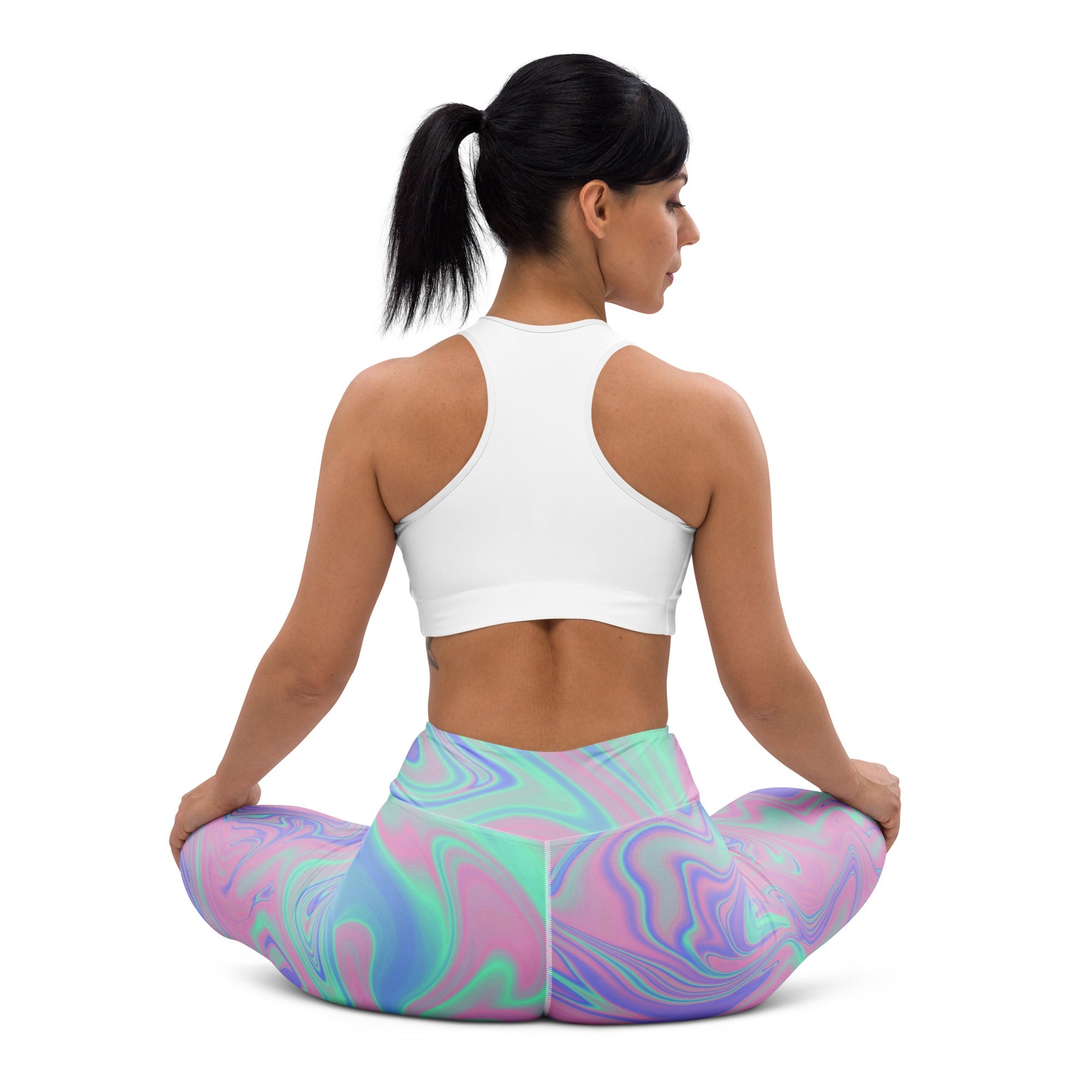 Hologram Haze Yoga Leggings