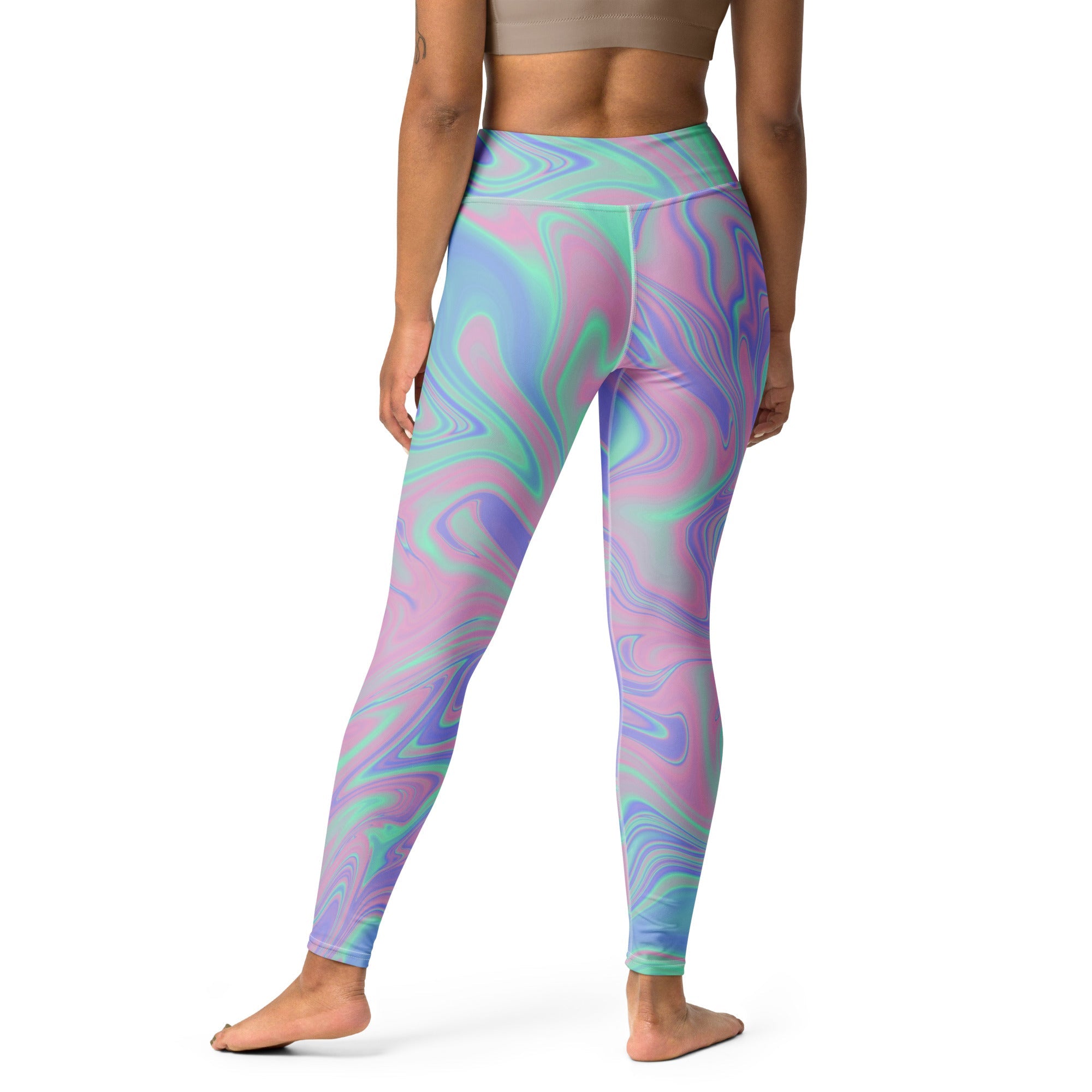 Hologram Haze Yoga Leggings