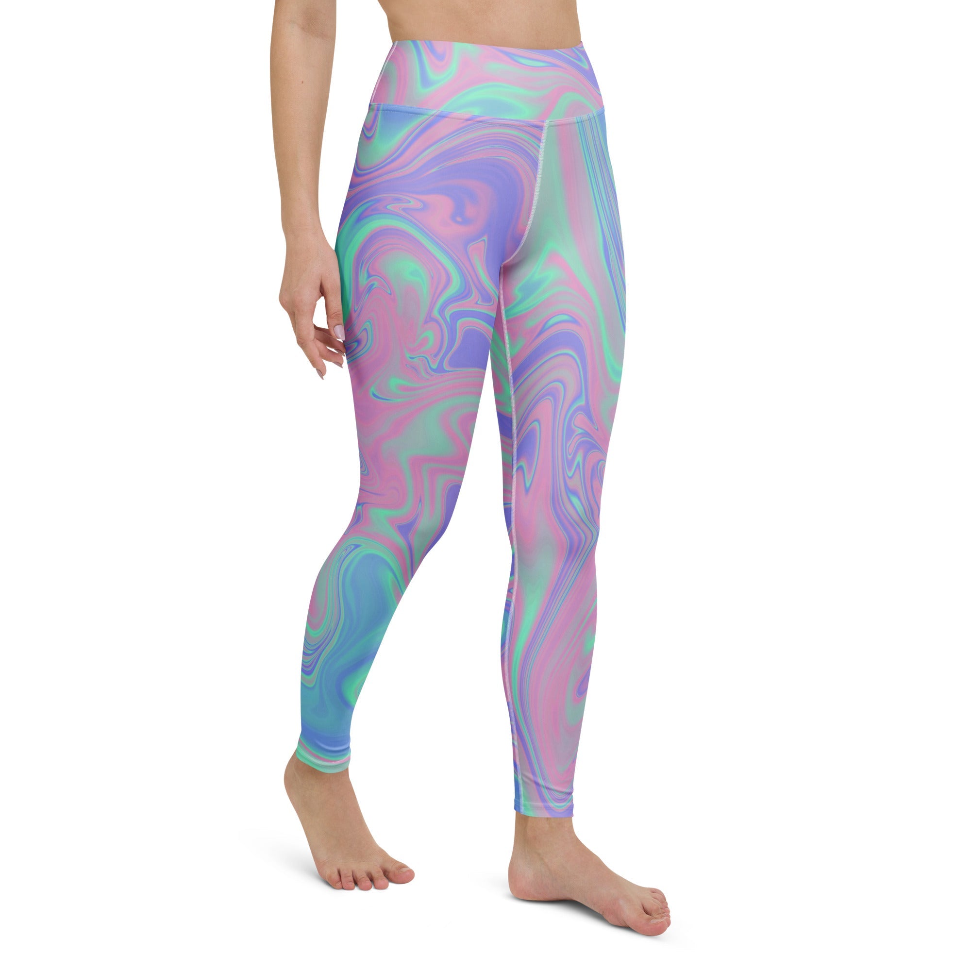 Hologram Haze Yoga Leggings