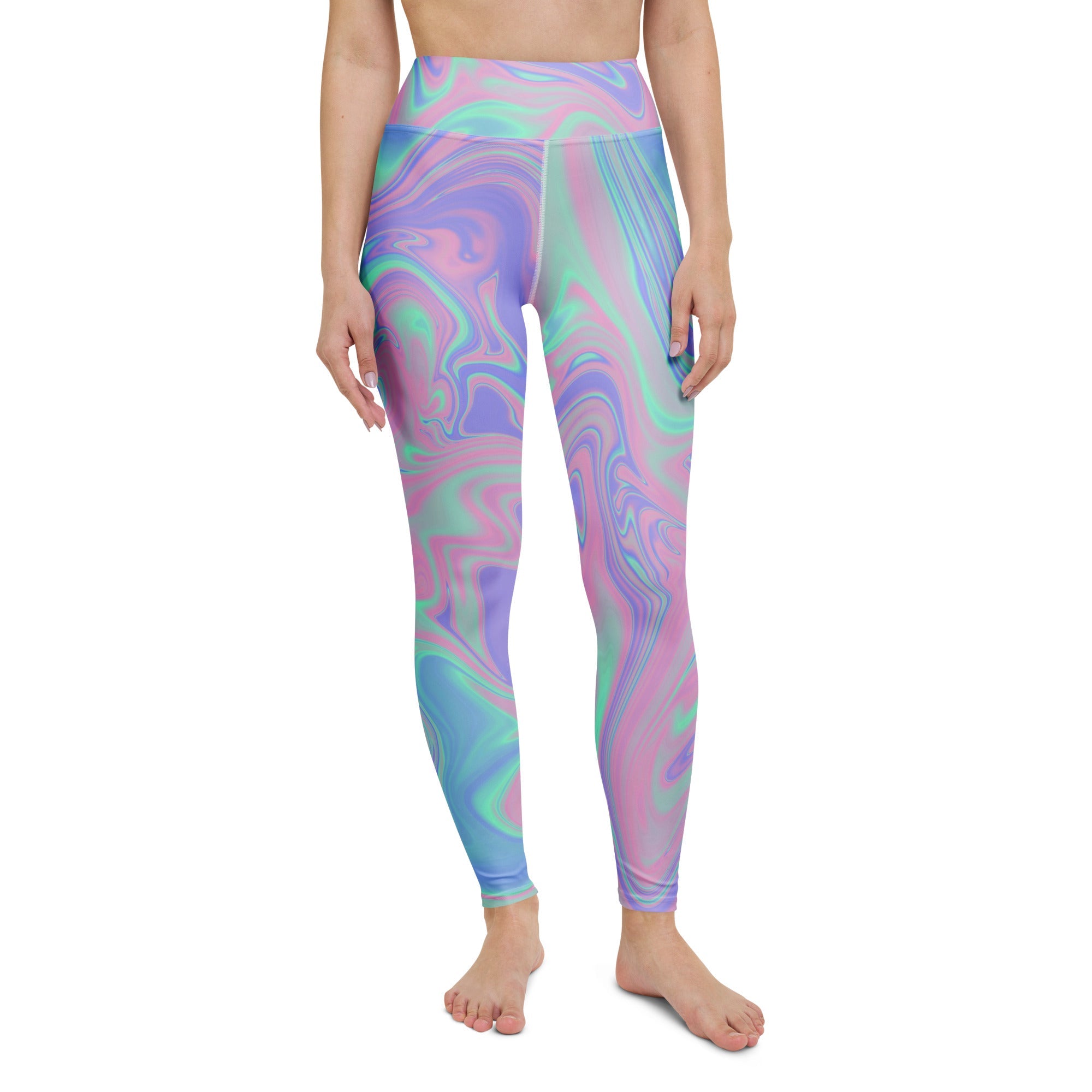 Hologram Haze Yoga Leggings