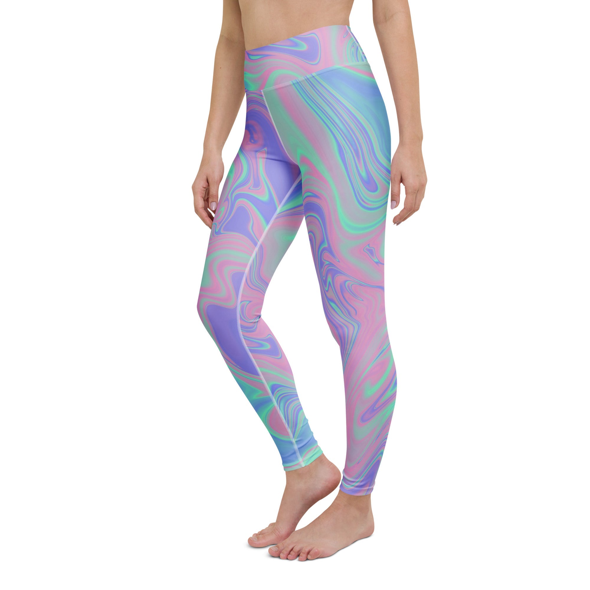 Hologram Haze Yoga Leggings