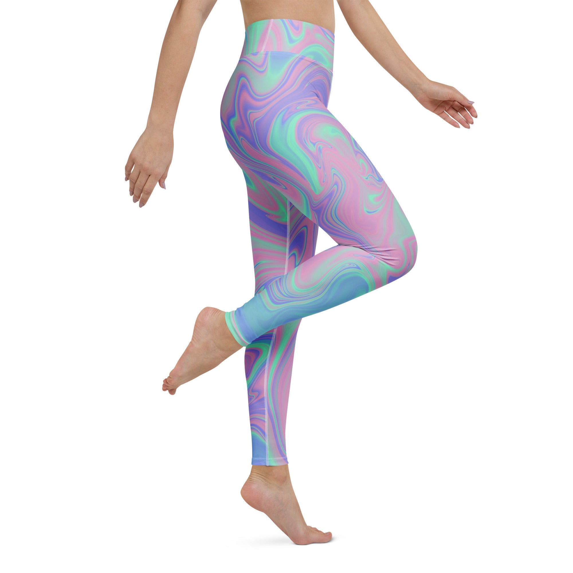 Hologram Haze Yoga Leggings
