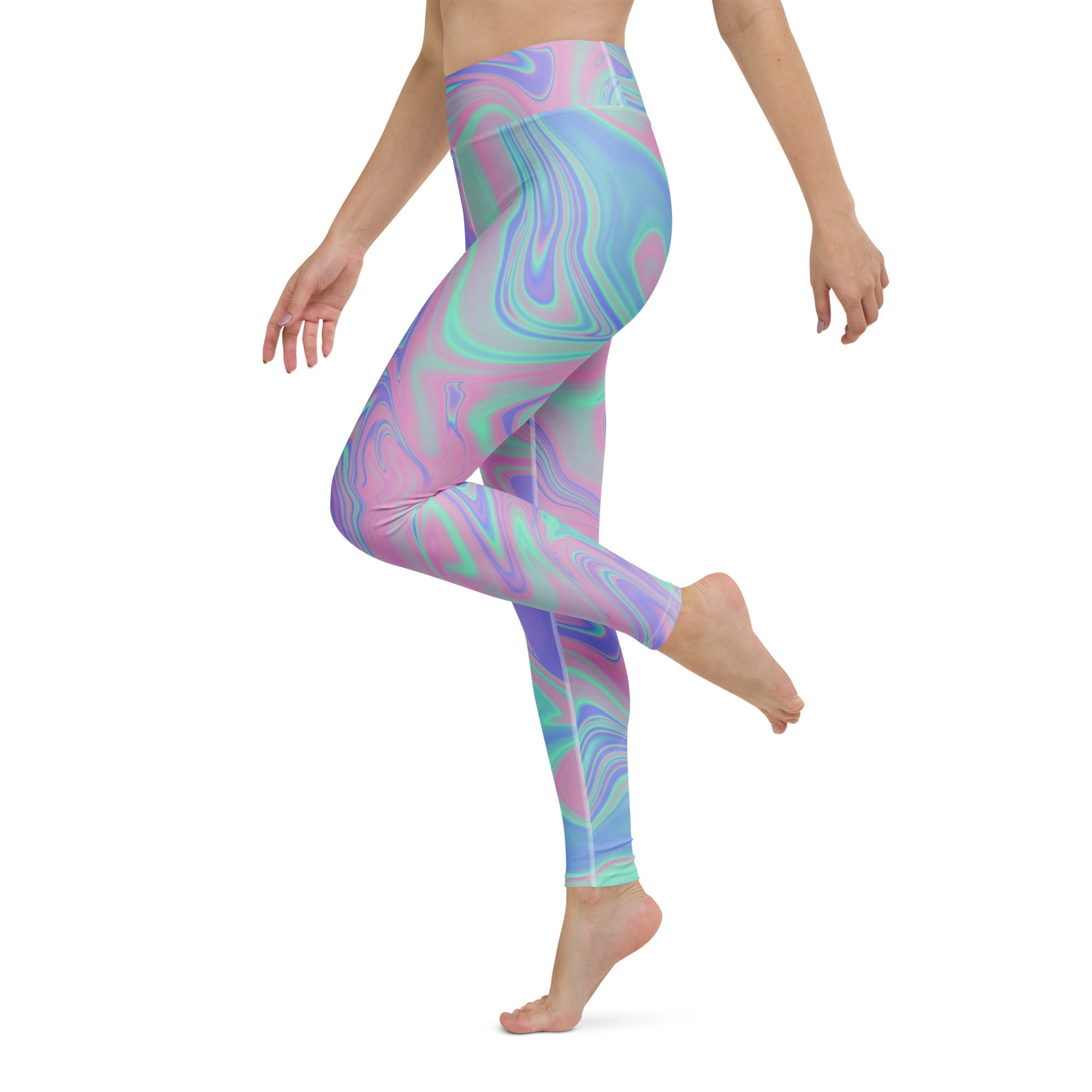 Hologram Haze Yoga Leggings