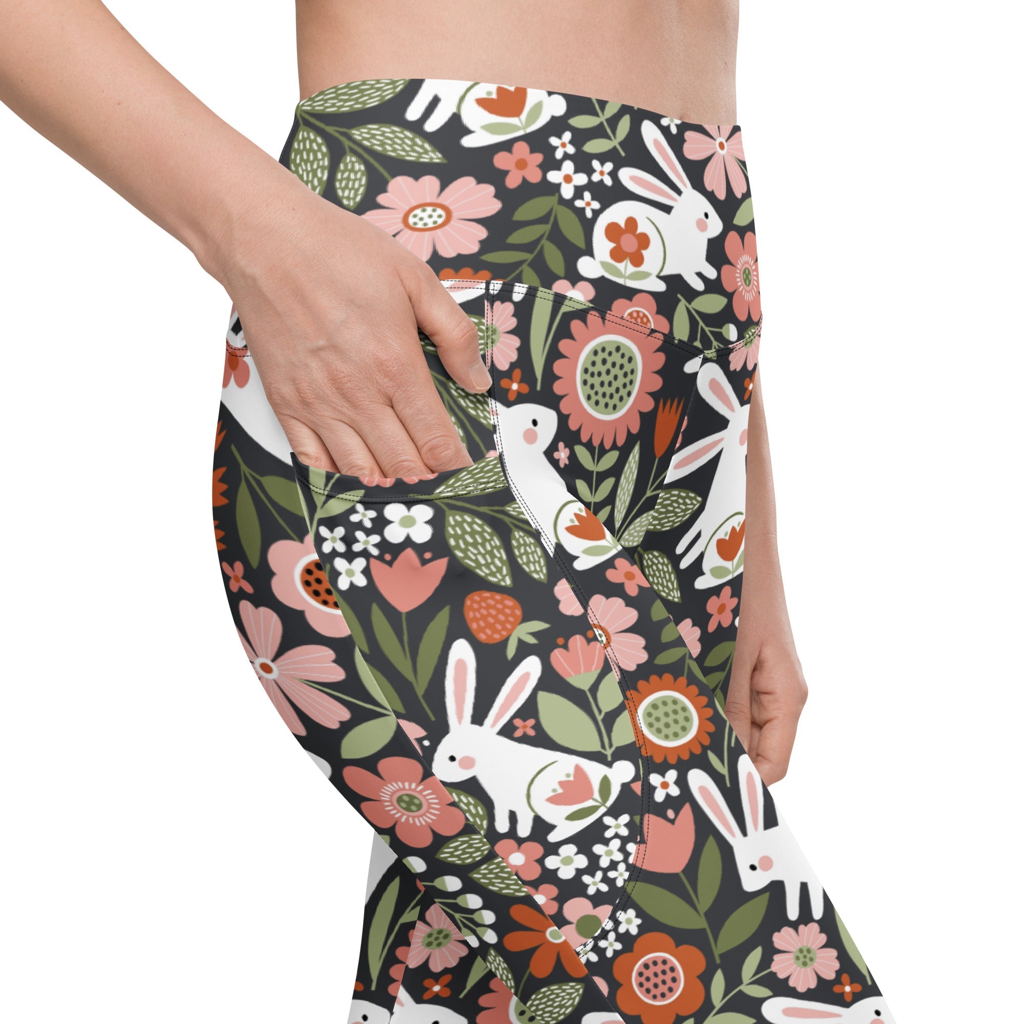 Hopping Bunny Leggings With Pockets