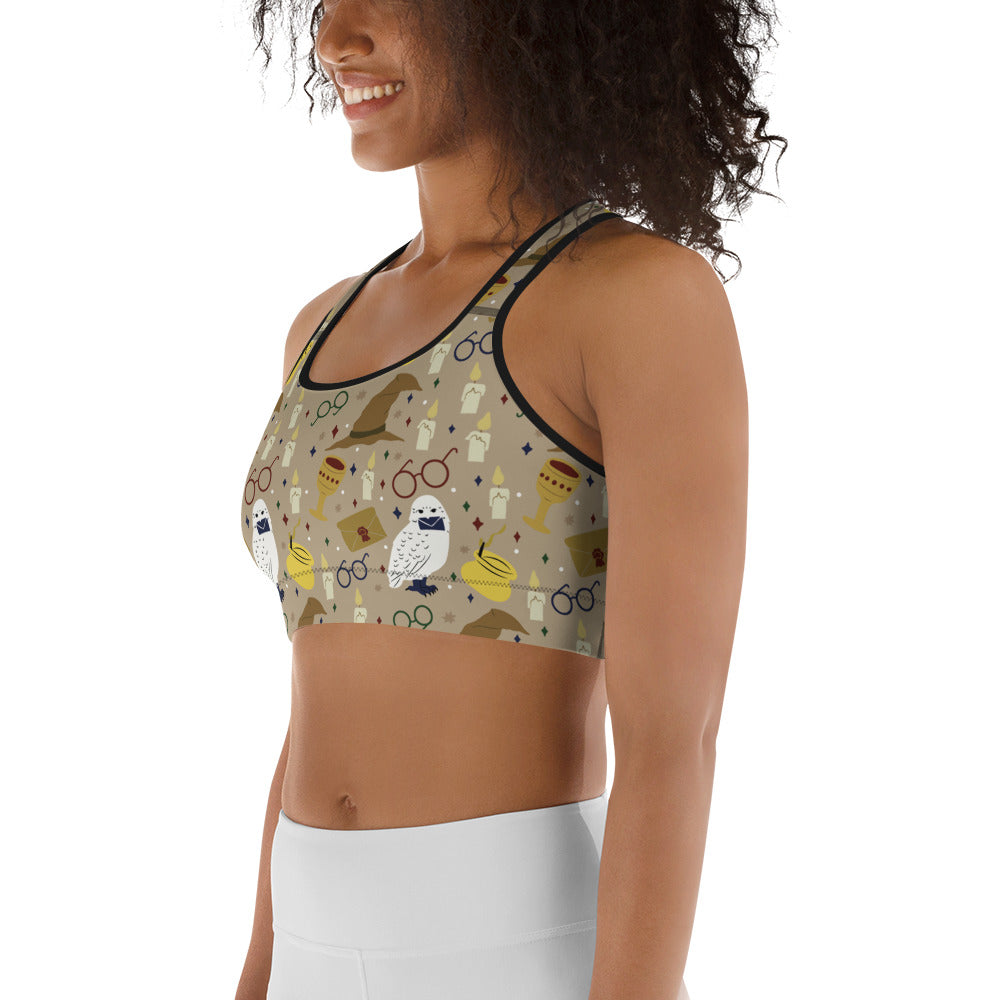 Horcrux Print Sports Bra