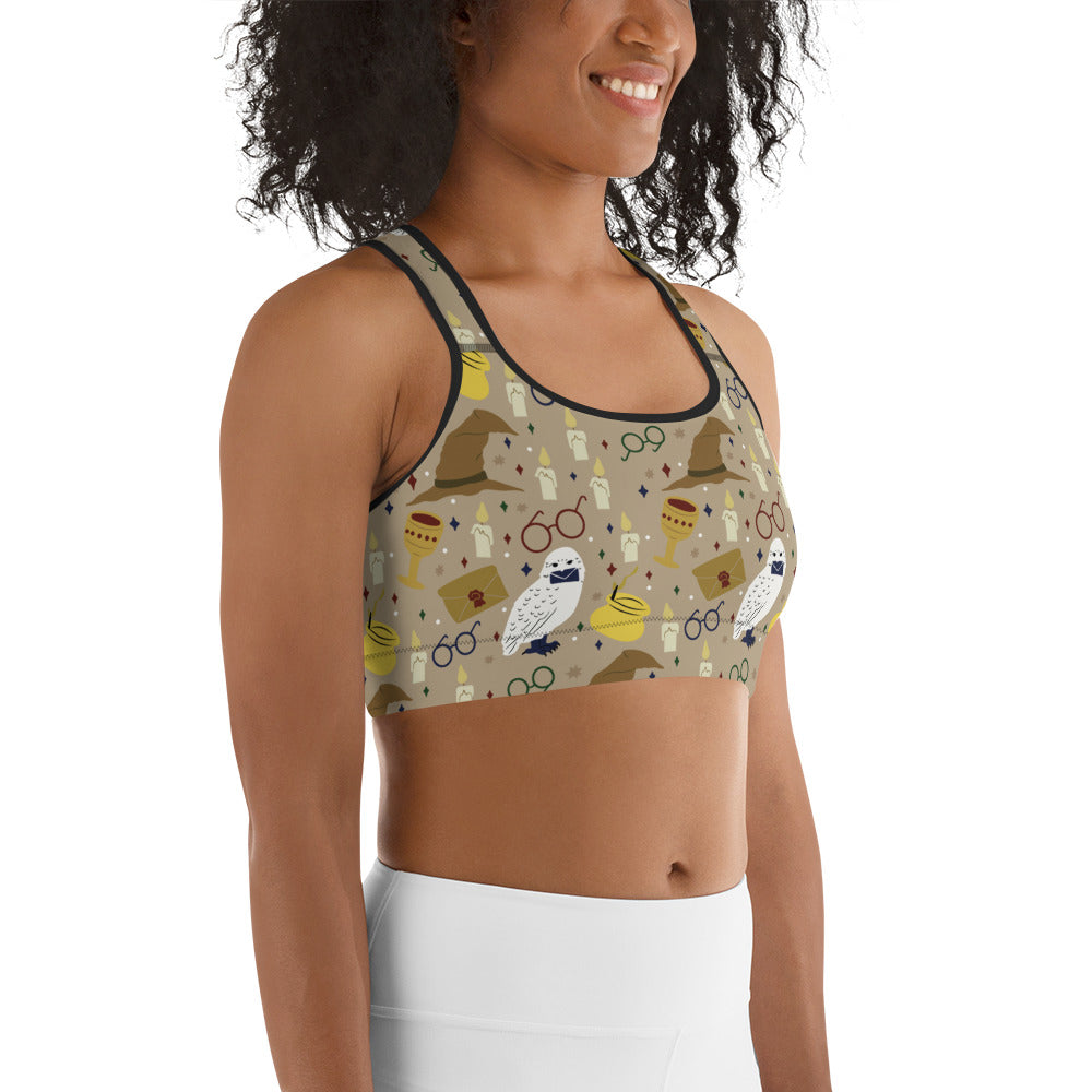 Horcrux Print Sports Bra