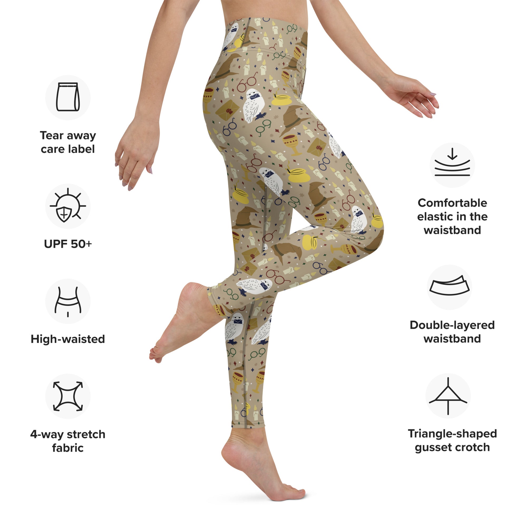 Horcrux Print Yoga Leggings