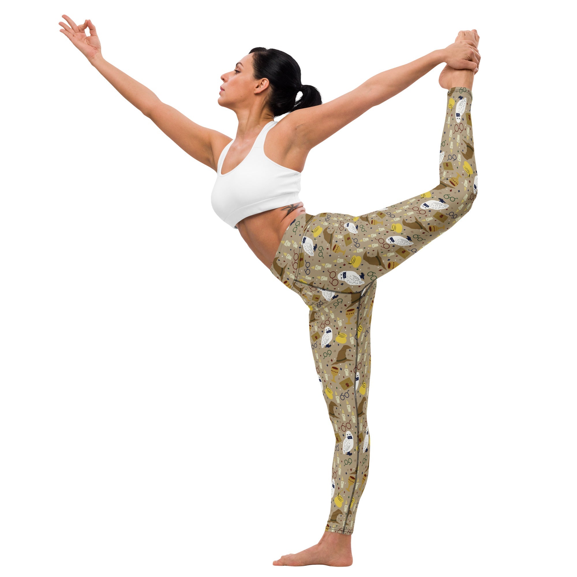 Horcrux Print Yoga Leggings