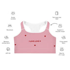 I Love Love Sports Bra