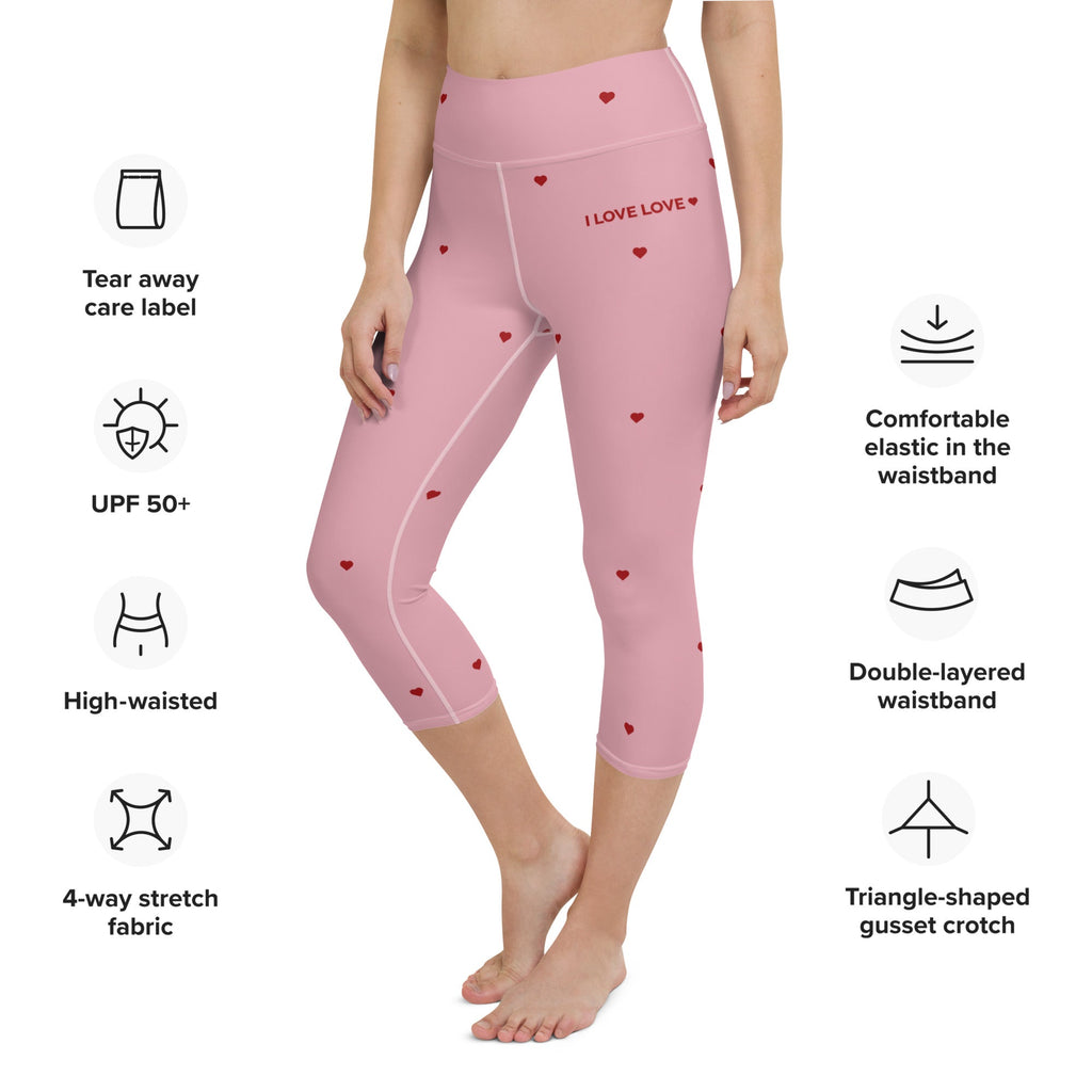 I Love Love Yoga Capris