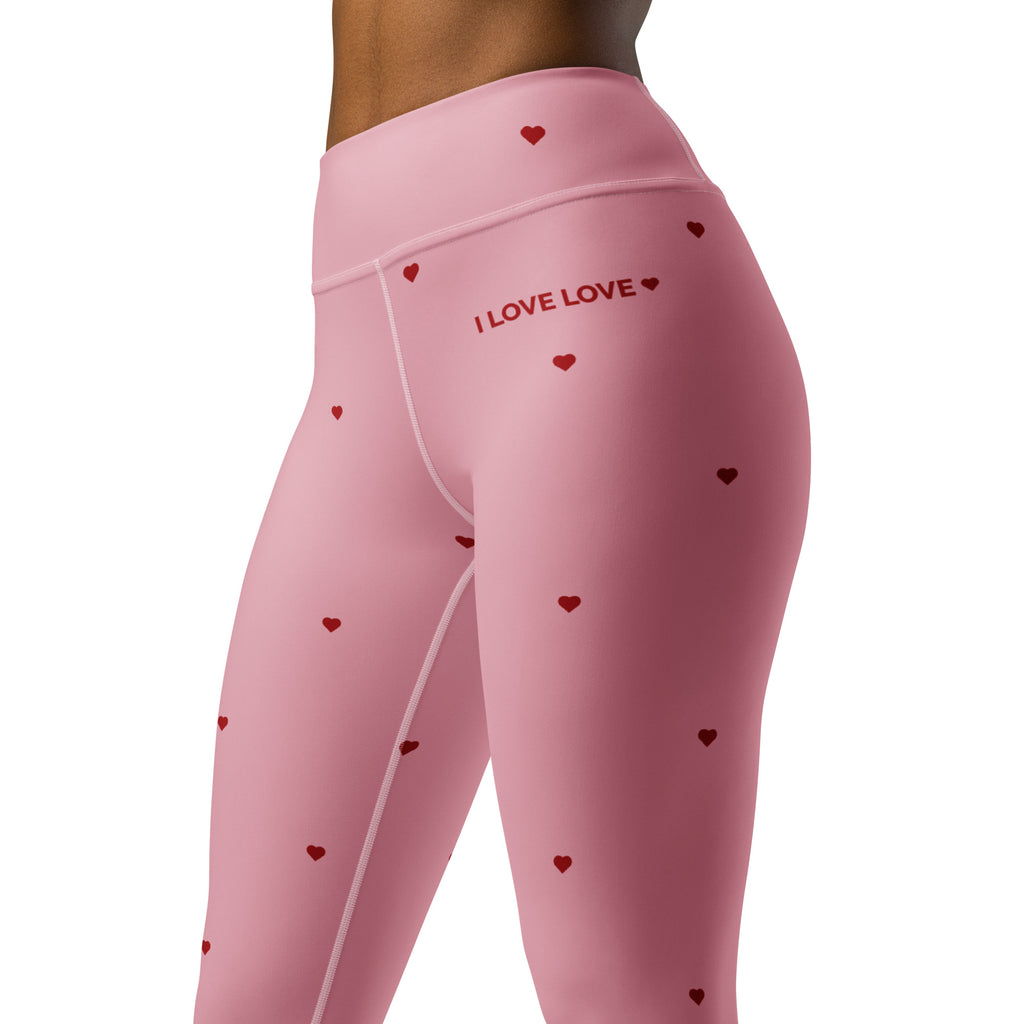 I Love Love Yoga Leggings