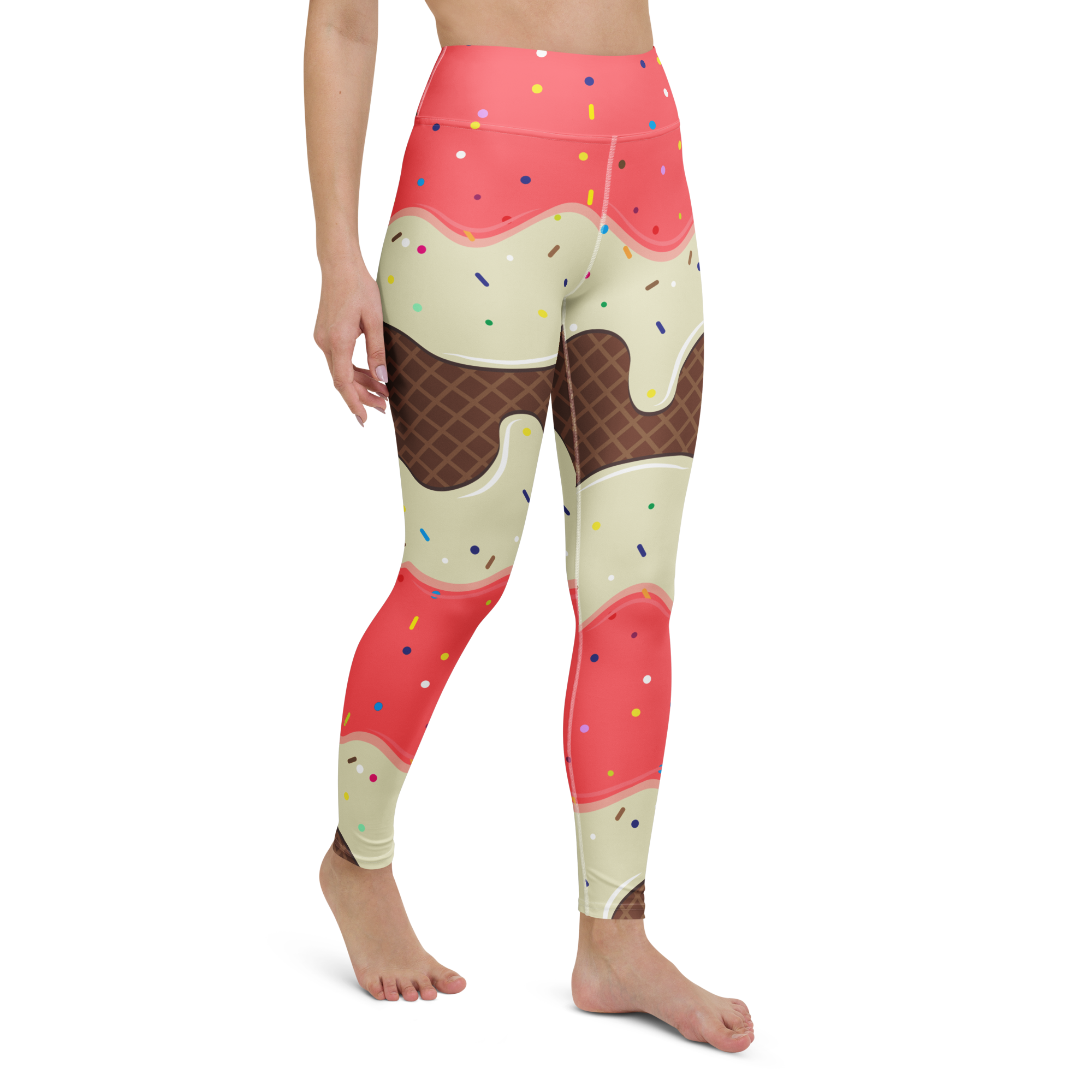 Ice Cream Yoga Leggings