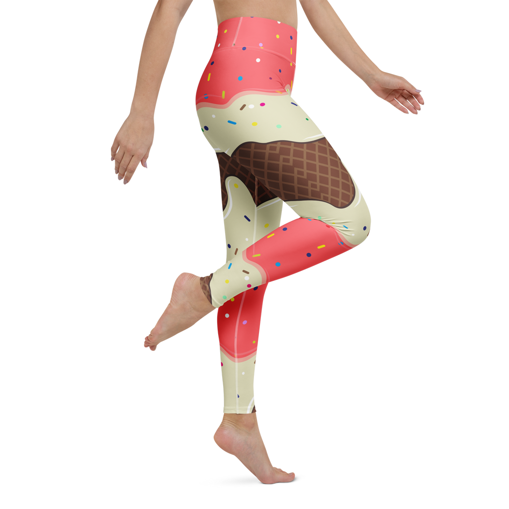 Ice Cream Yoga Leggings