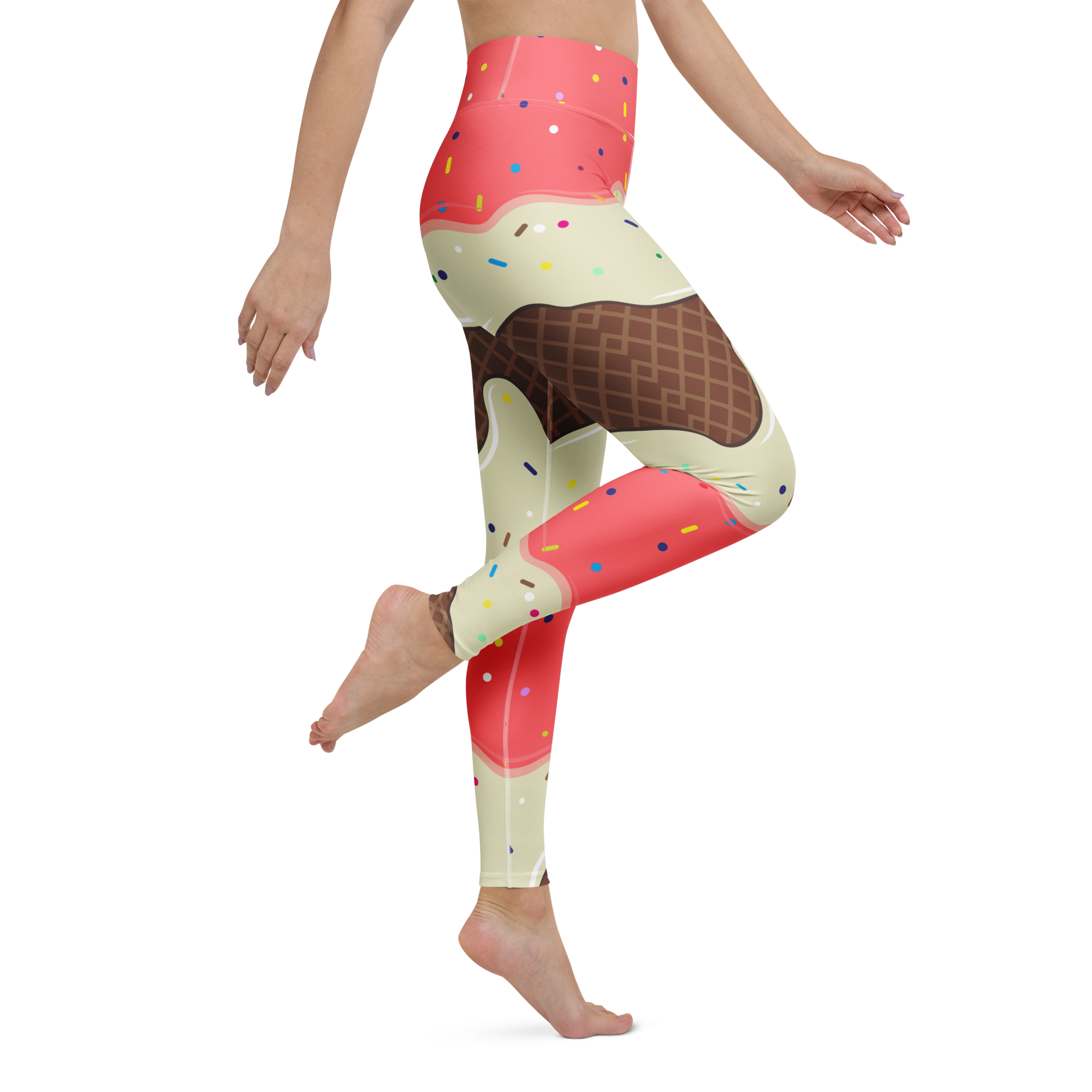 Ice Cream Yoga Leggings