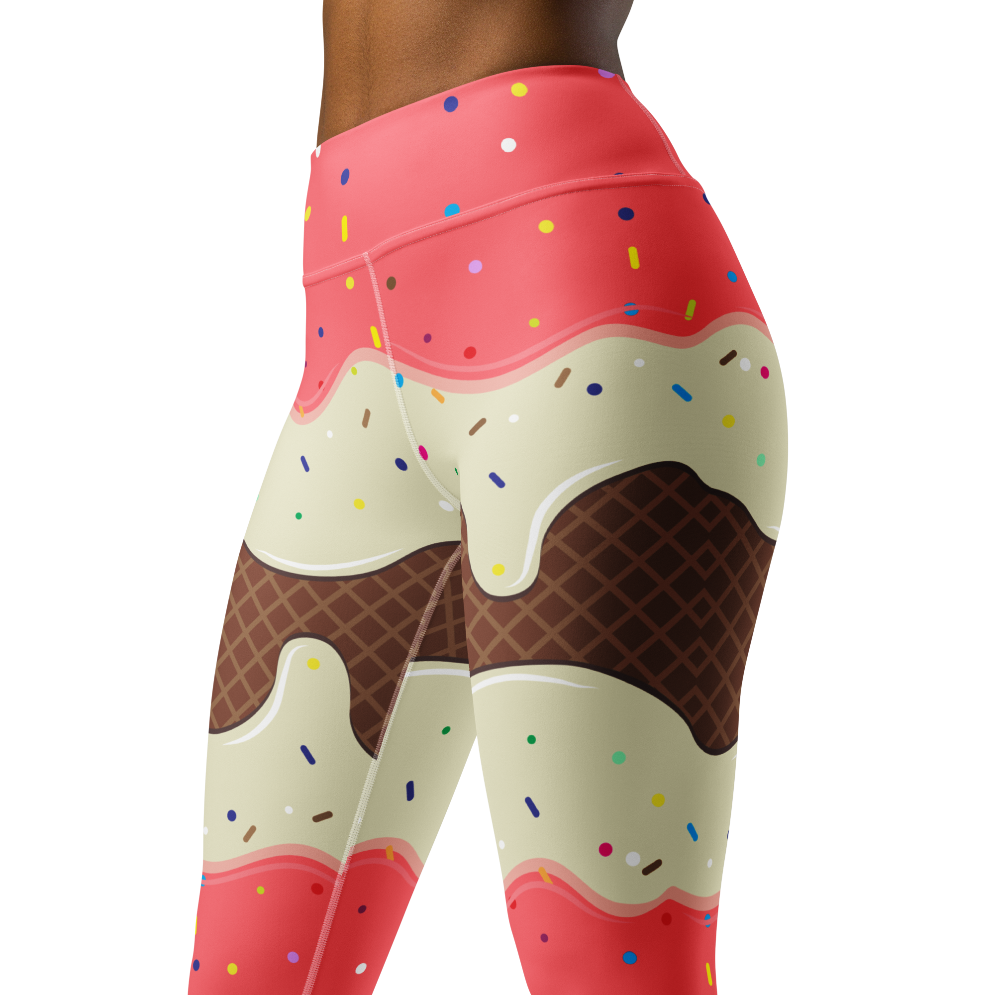 Ice Cream Yoga Leggings