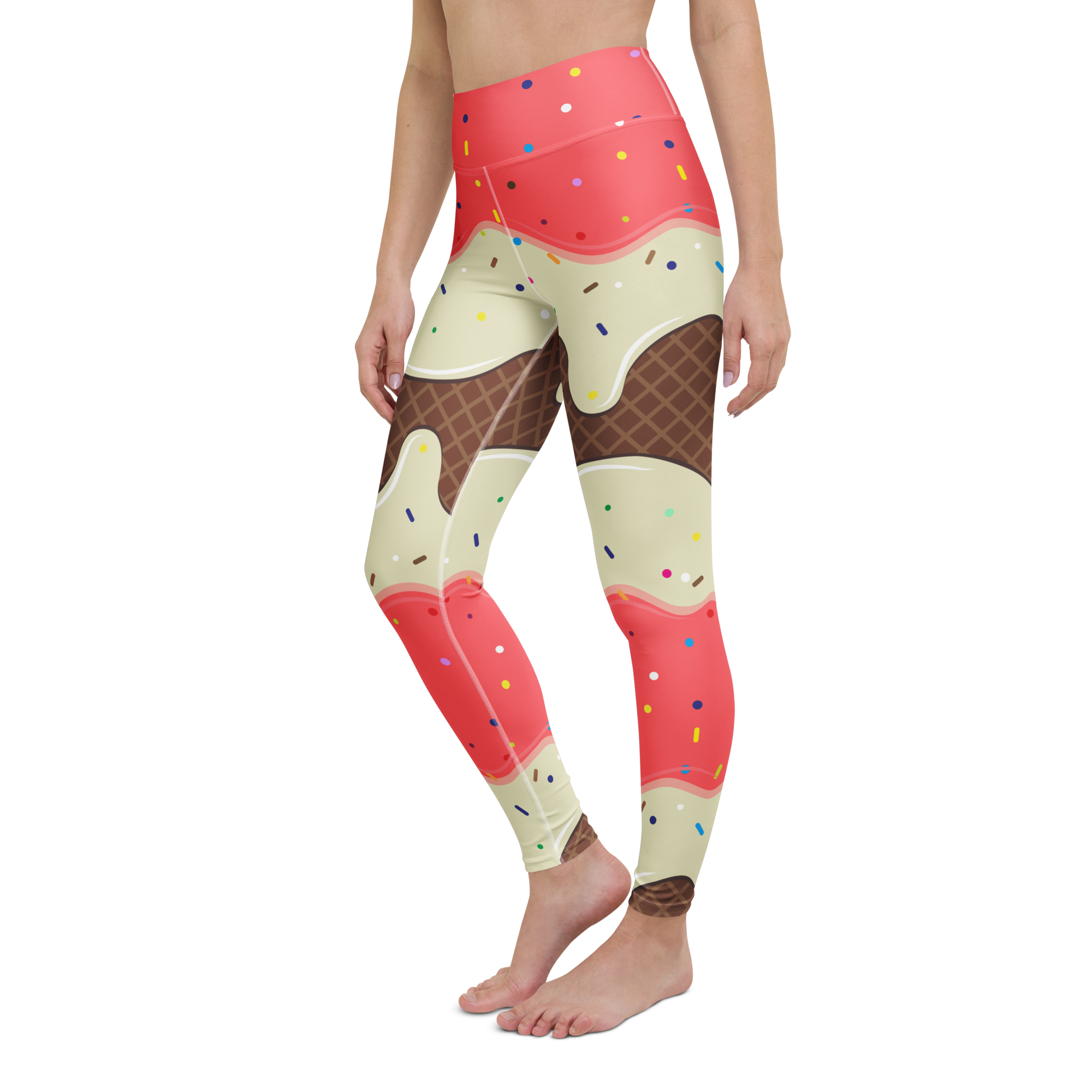 Ice Cream Yoga Leggings