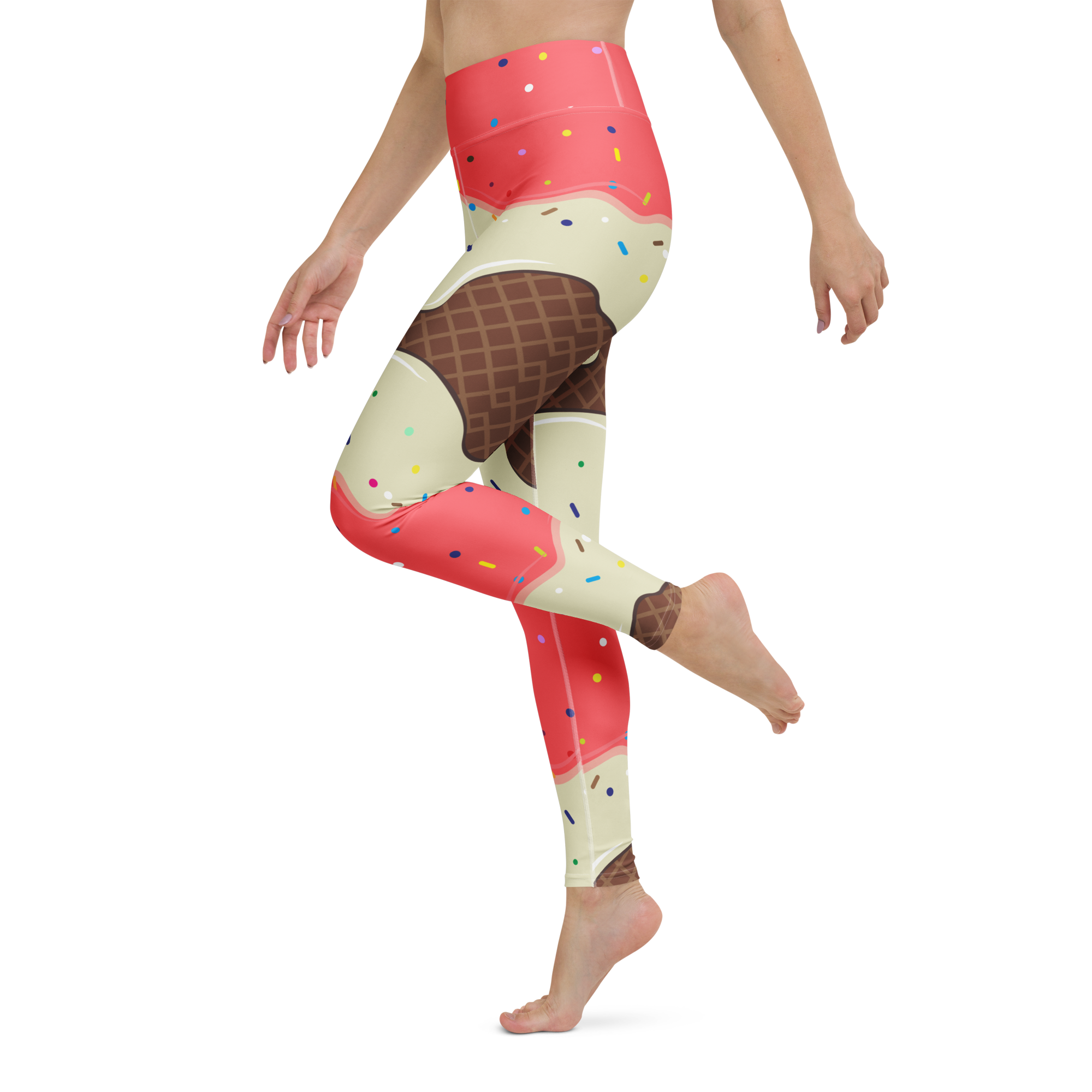 Ice Cream Yoga Leggings